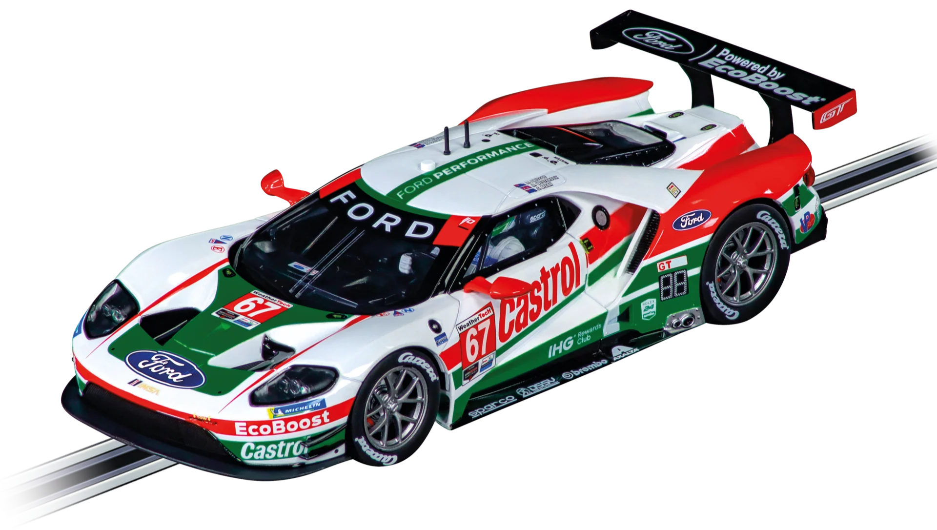 20024000 Carrera Digital 124 Ford GT Race Car "No.67"