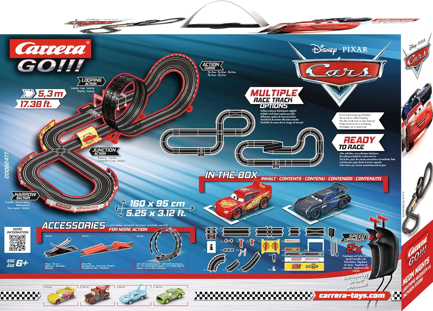 Carrera GO!!! Disney-Pixar Cars™ "Neon Nights" - Slot Racing Set (5.3m) - Image 5