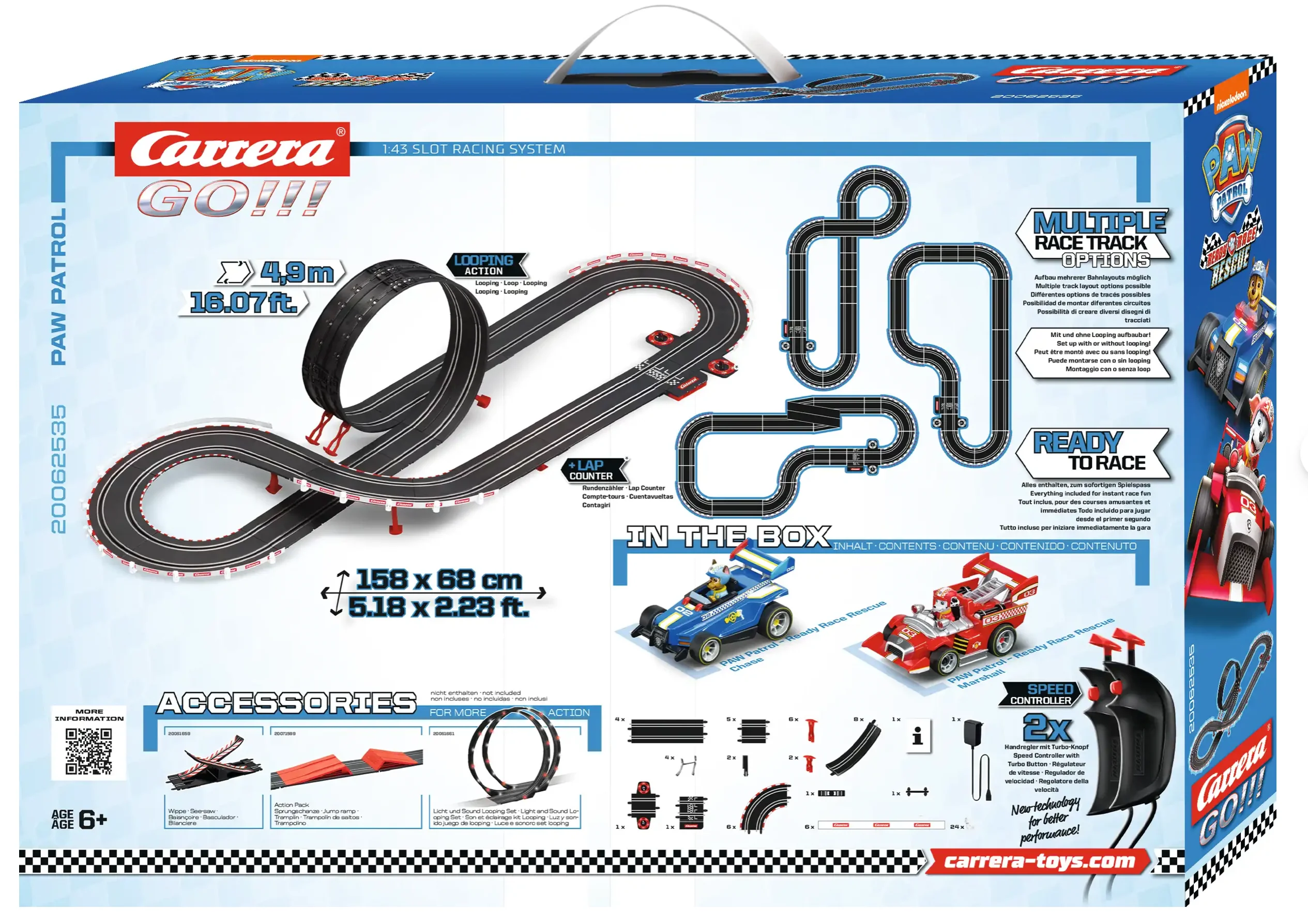 Carrera GO!!! PAW Patrol™ - Ready Race Rescue 1:43 Slot Car Racing Set - Image 5