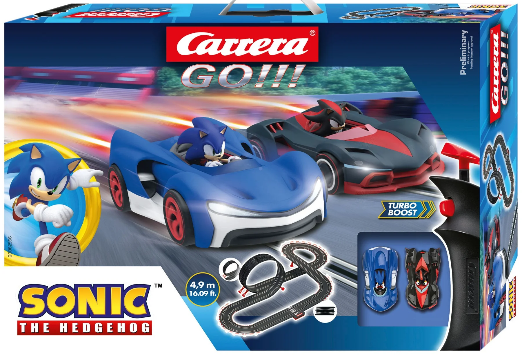 20062566UK Carrera GO!!! Sonic the Hedgehog™ - Slot Racing Set (4.9m)