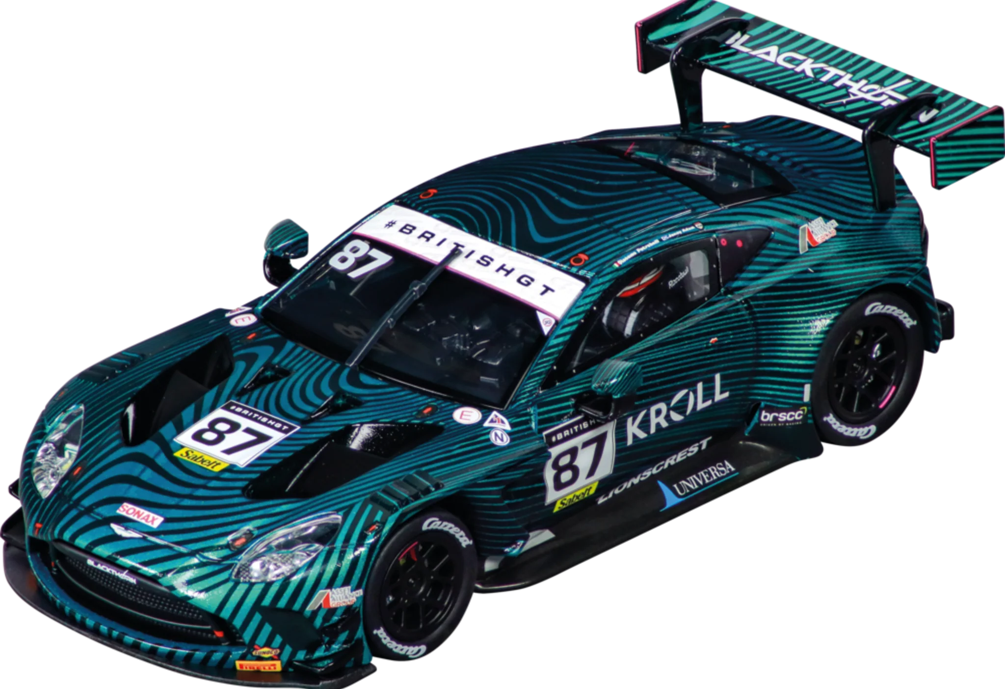 20032069 Carrera Digital 132 Aston Martin Vantage AMR GT3 Evo "Blackthorn AMR, No.87" British GT 2025 - Image 2
