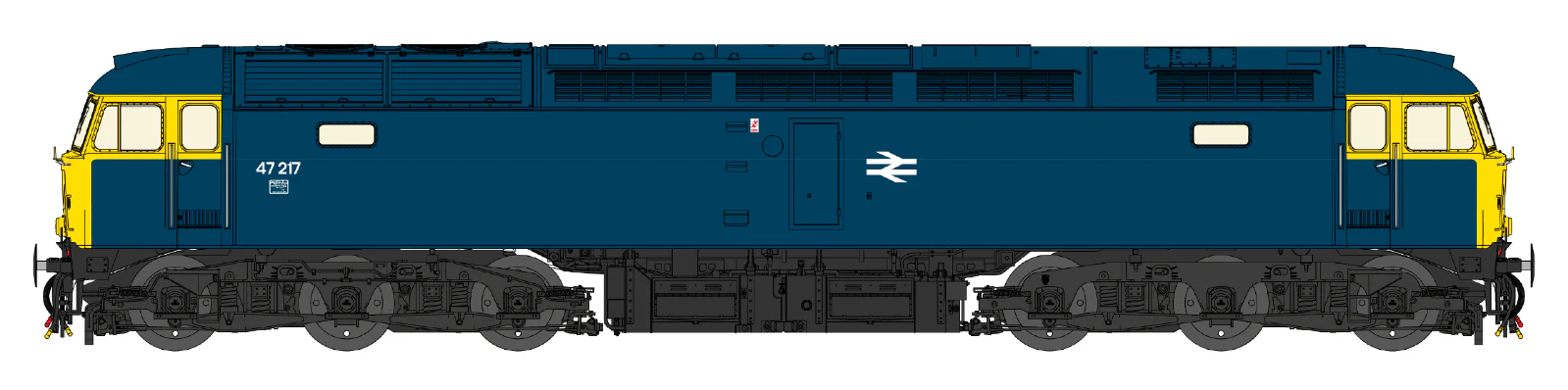 Class 47 BR Blue No.47217 Diesel Locomotive