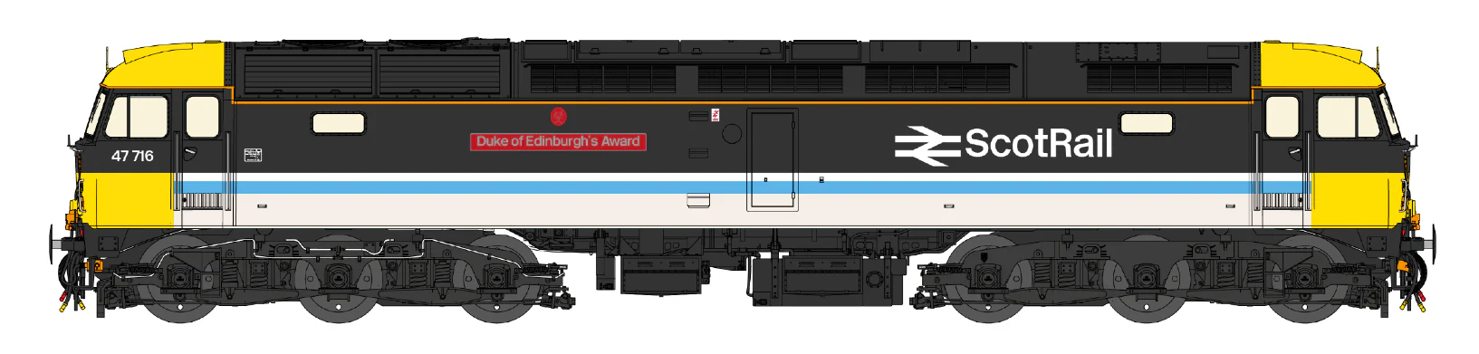 Class 47 ScotRail 'Duke of Edinburgh's Award' No.47716 Diesel Locomotive
