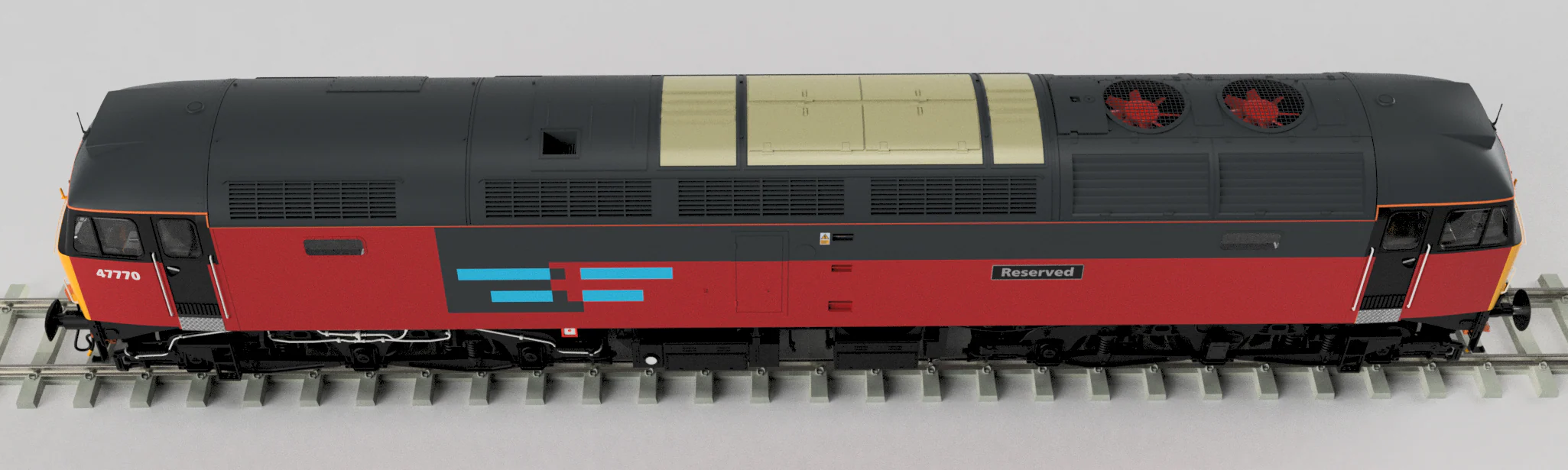 Class 47 Rail Express Systems 'Reserved' No.47770 Diesel Locomotive - Image 2
