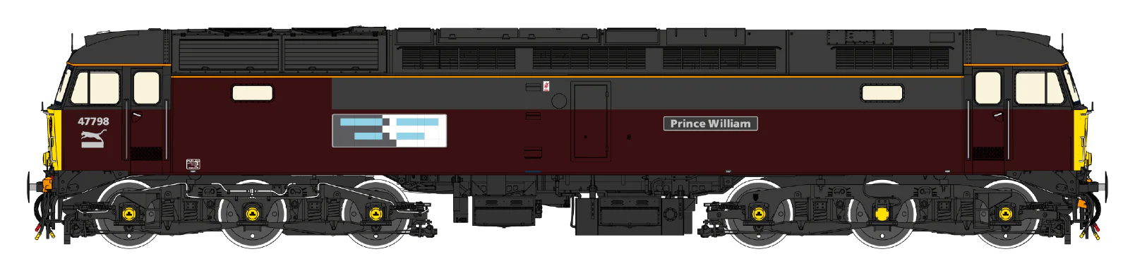 Class 47 RES Royal Livery 'Prince William' No.47798 Diesel Locomotive