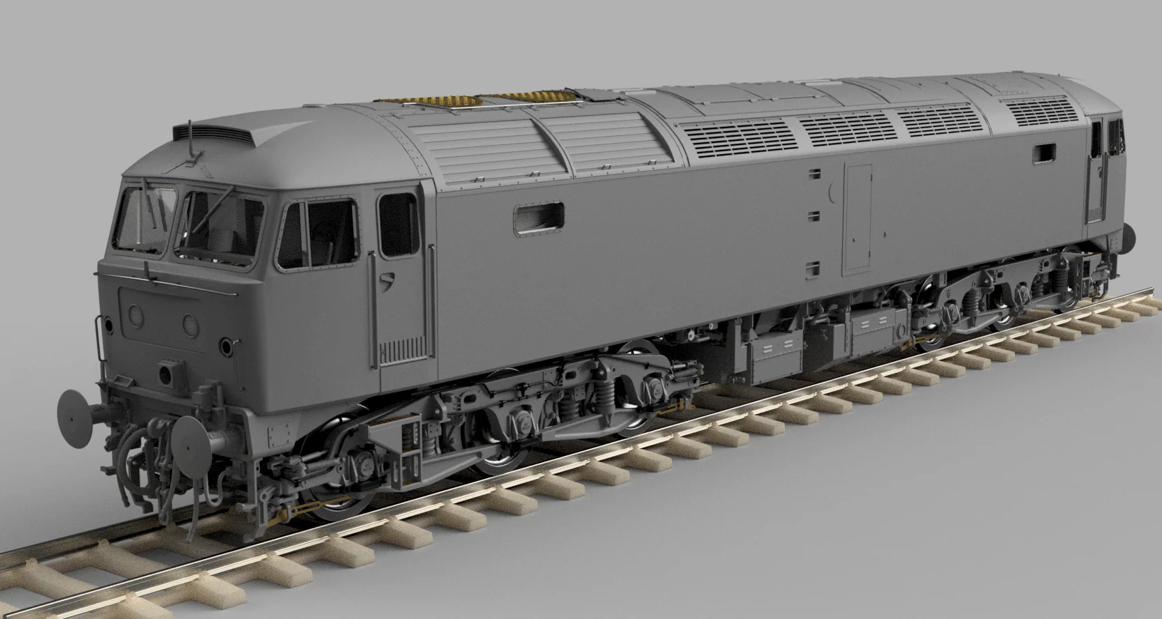 Highly Detailed Premium Weathered Class 47 Intercity Swallow No.47847 Diesel Locomotive - Image 2
