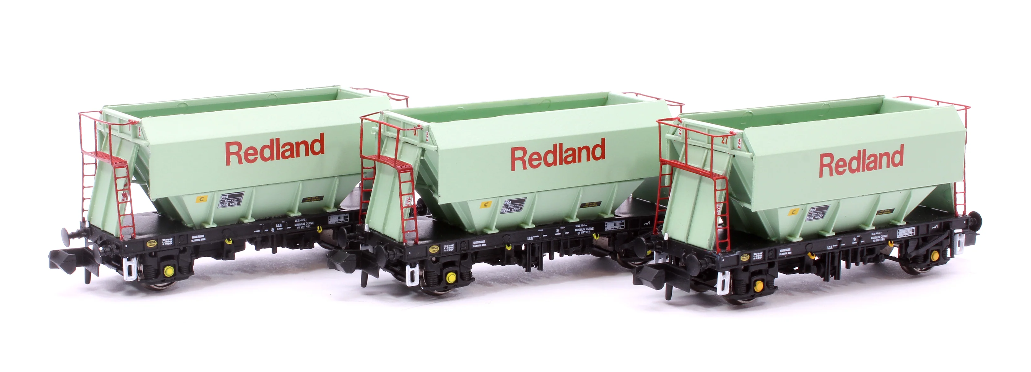 CM PG012 N (R) TP (C) Set of 3 Redland PGA 51T Hopper Wagons