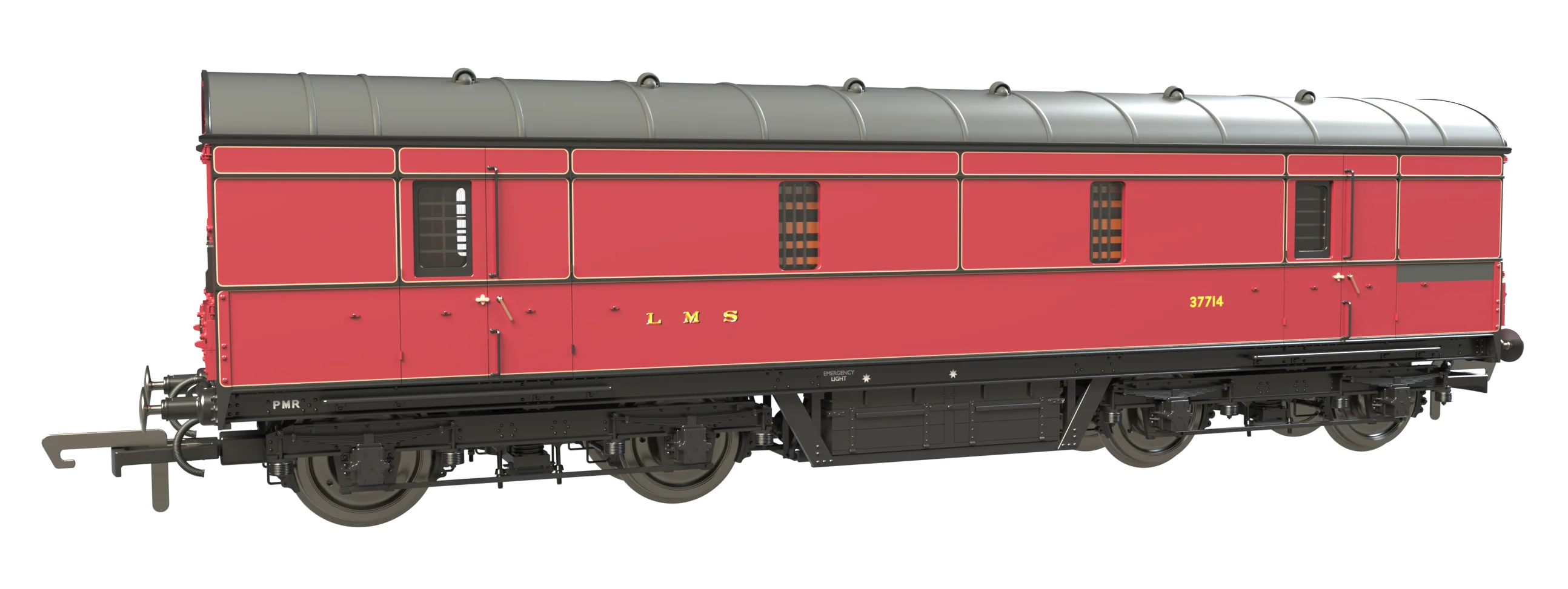 C2020 LMS 42ft GUV Parcels Van LMS Lined Crimson 37714