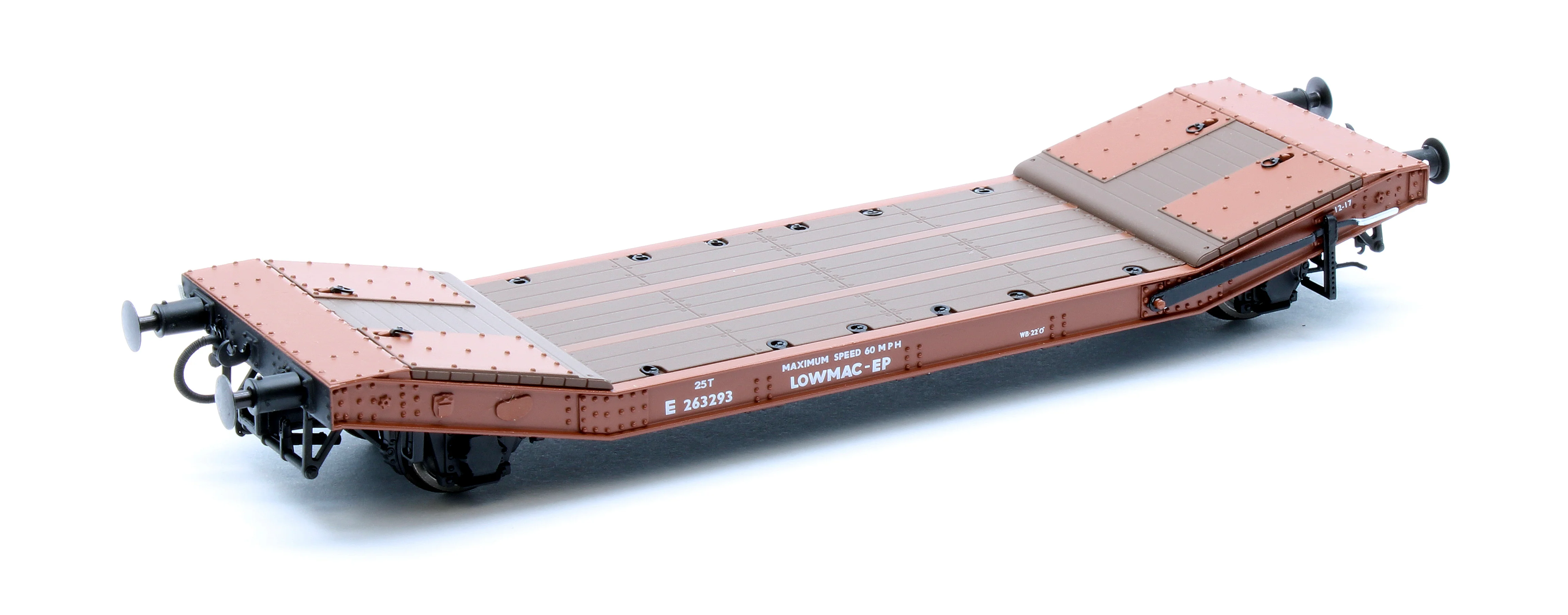 C3003A 25T Lowmac BR Bauxite Wagon E263293 - Image 2