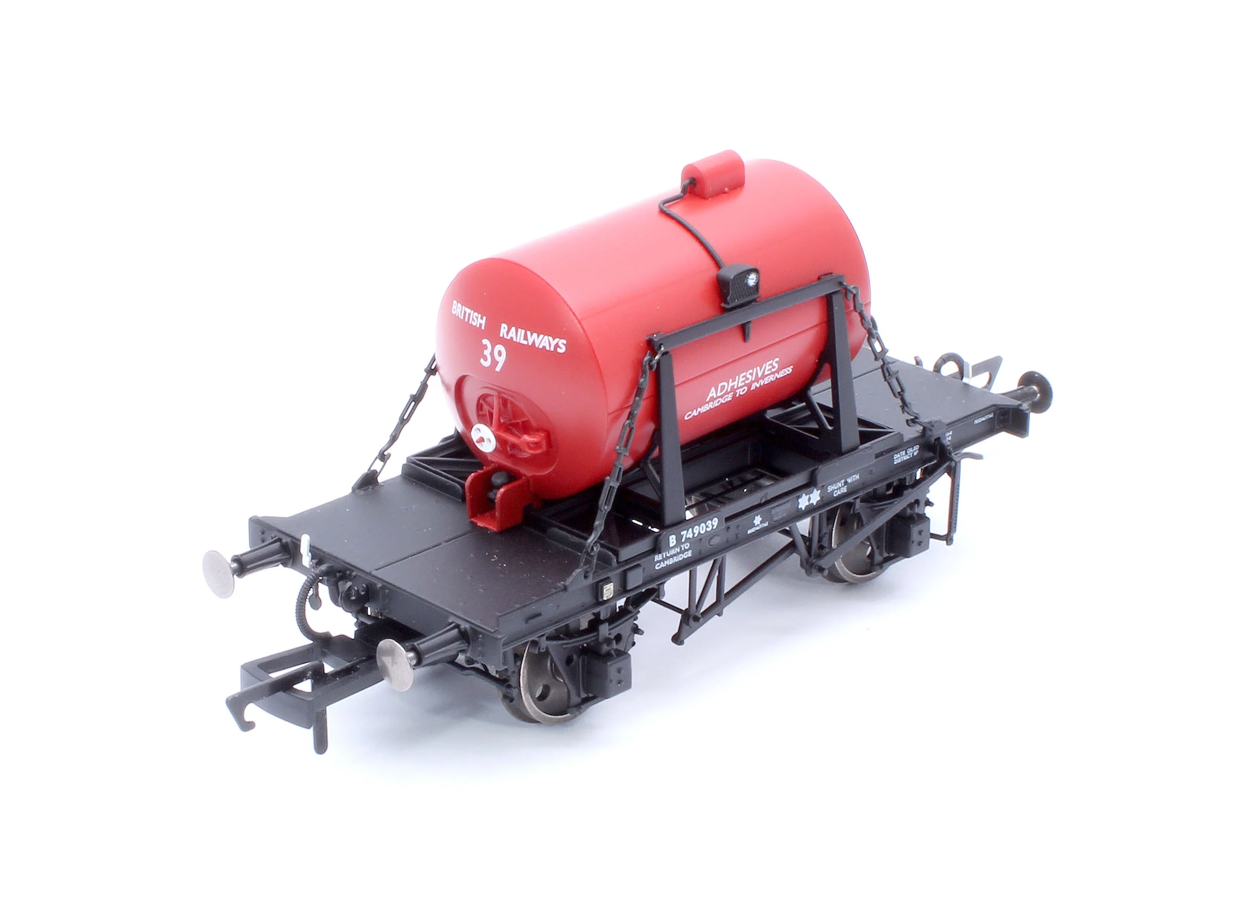 BR Adhesives Demountable Tank Wagon B749039 (Cambridge to Inverness) - Image 5