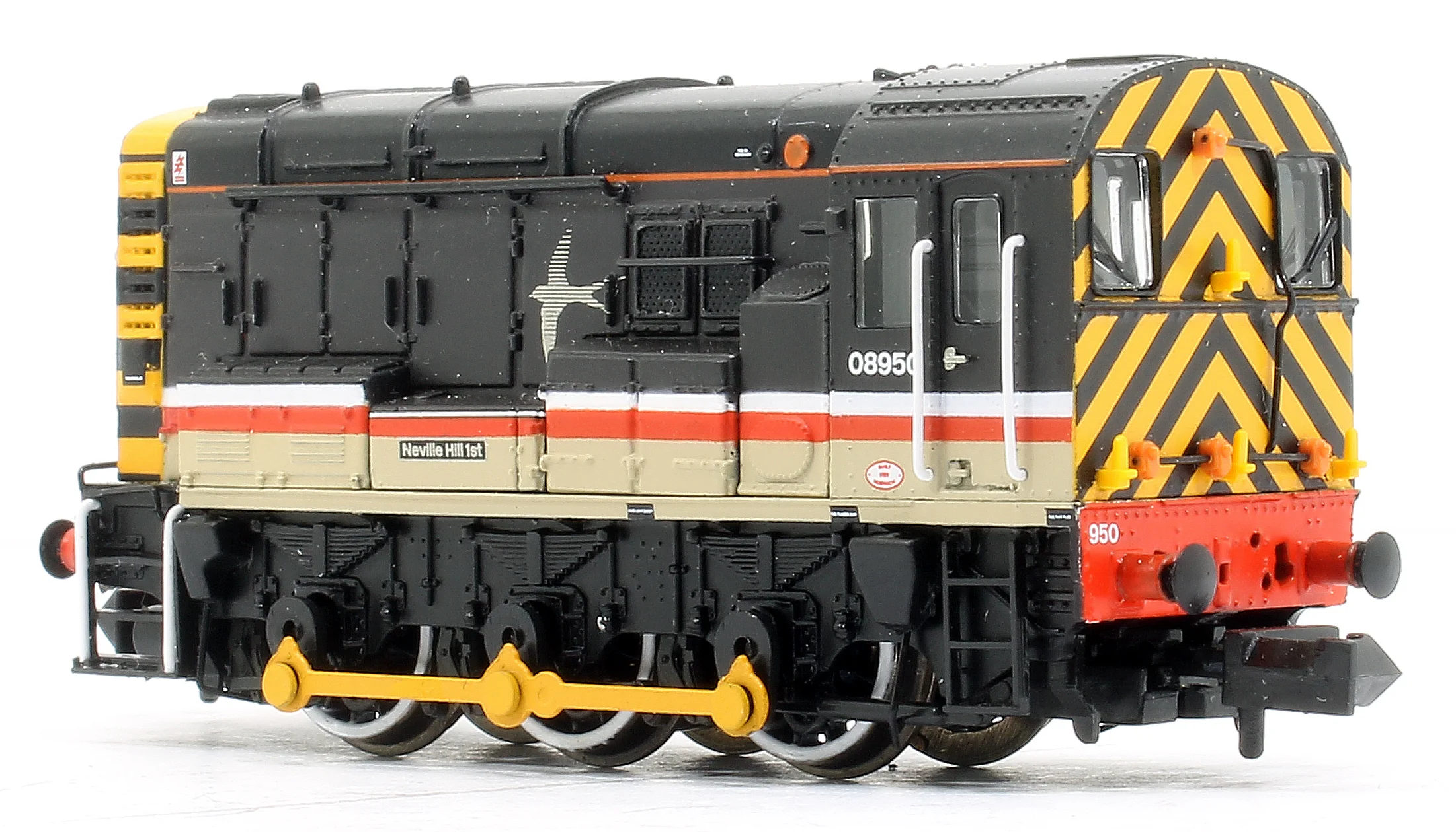 371-005ASF Class 08 08950 'Neville Hill 1st' BR InterCity (Swallow) Diesel Shunter (DCC Sound) - Image 4