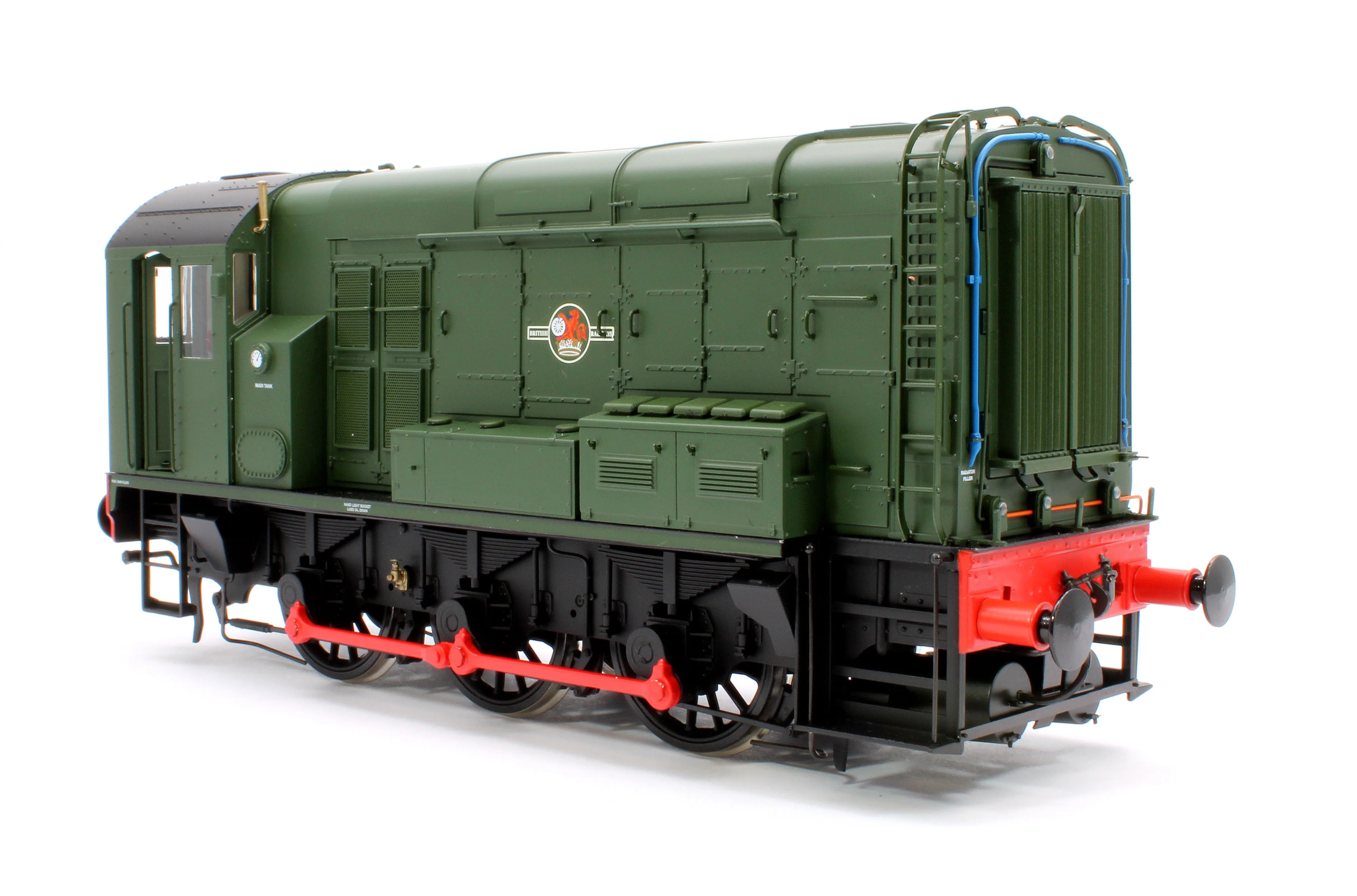 Class 08 BR Green Late Crest No Warning Panels Unnumbered Diesel Shunter Locomotive - Image 4