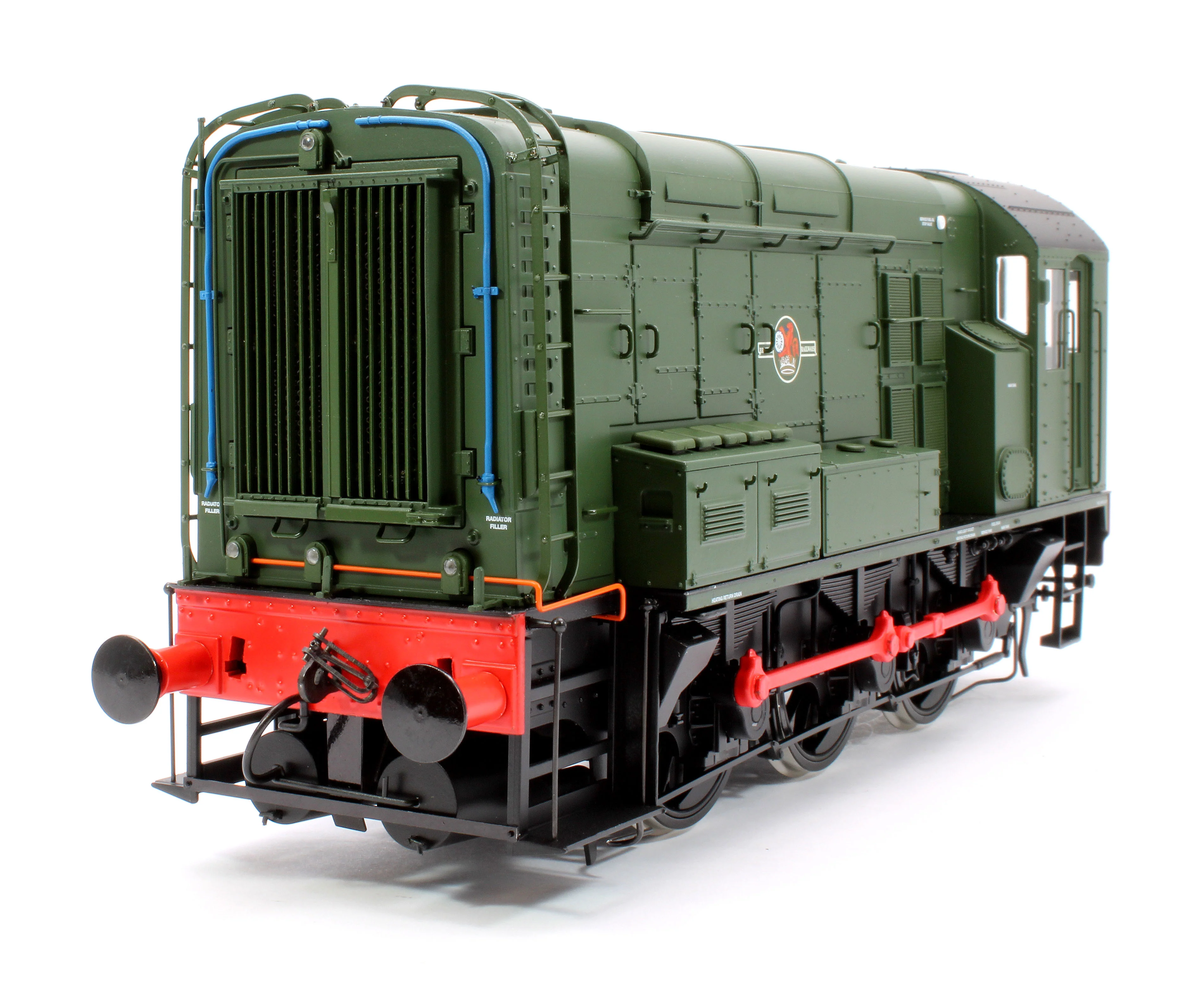 Class 08 BR Green Late Crest No Warning Panels Unnumbered Diesel Shunter Locomotive - Image 7