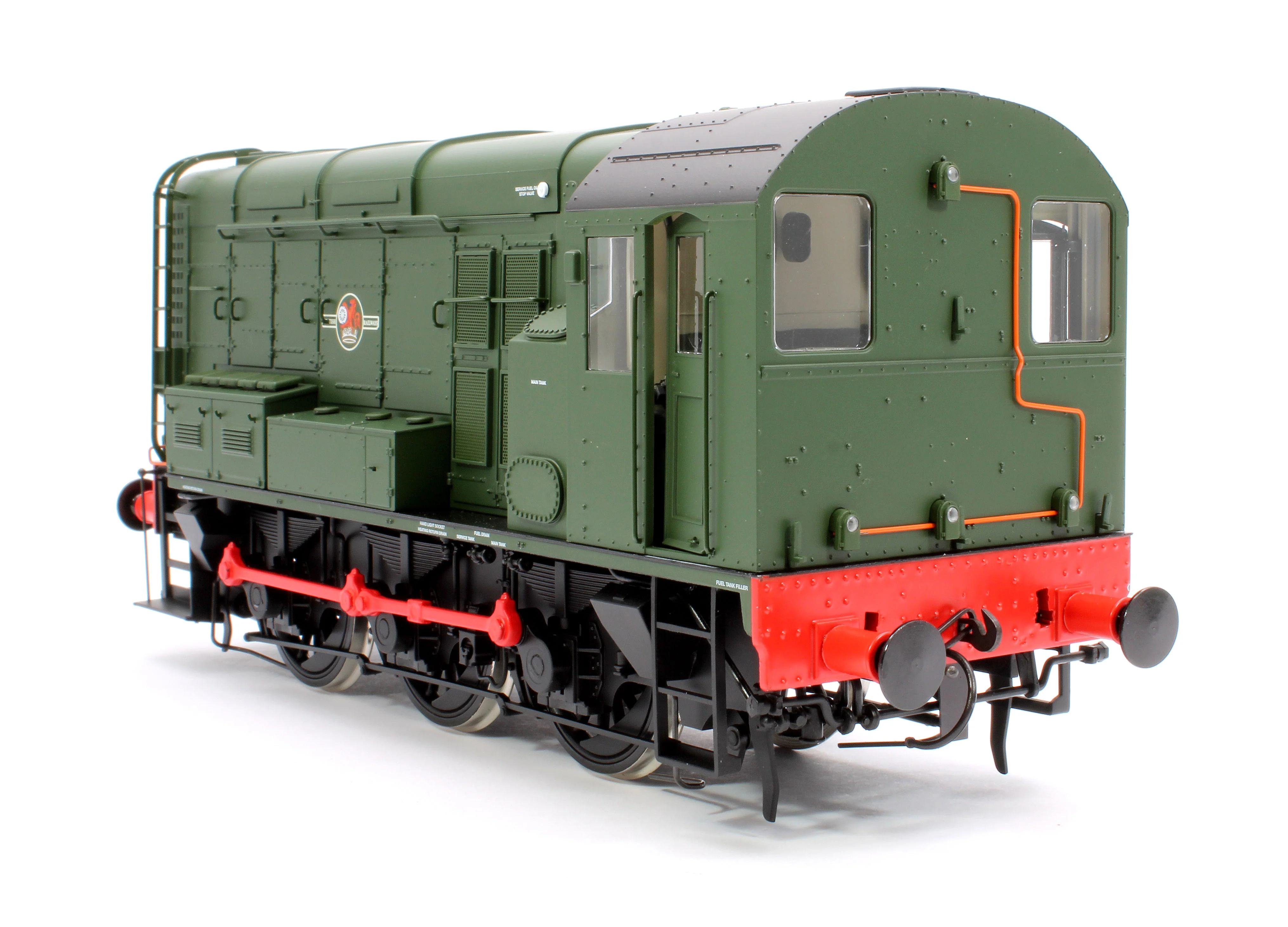Class 08 BR Green Late Crest No Warning Panels Unnumbered Diesel Shunter Locomotive - Image 8