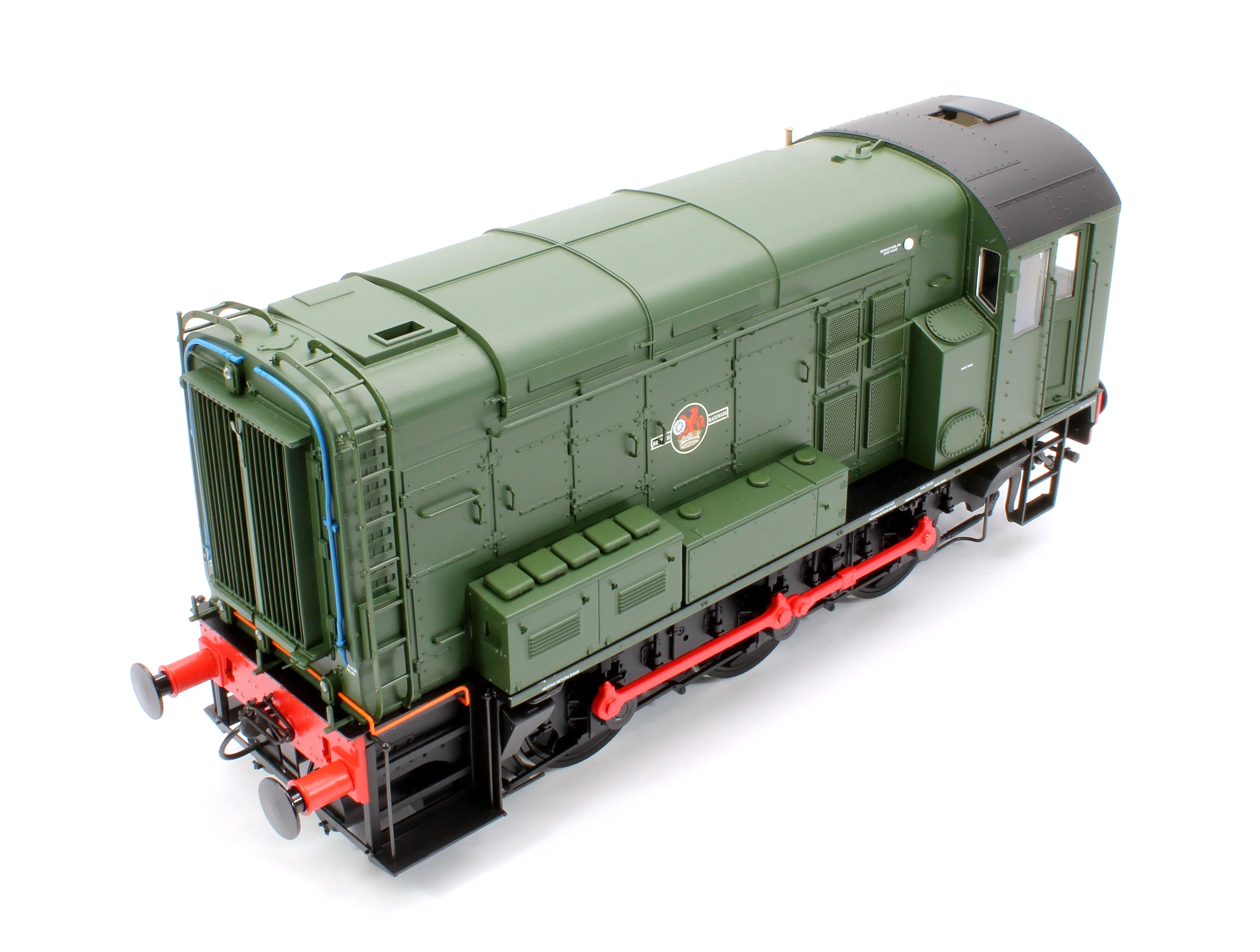 Class 08 BR Green Late Crest No Warning Panels Unnumbered Diesel Shunter Locomotive - Image 9