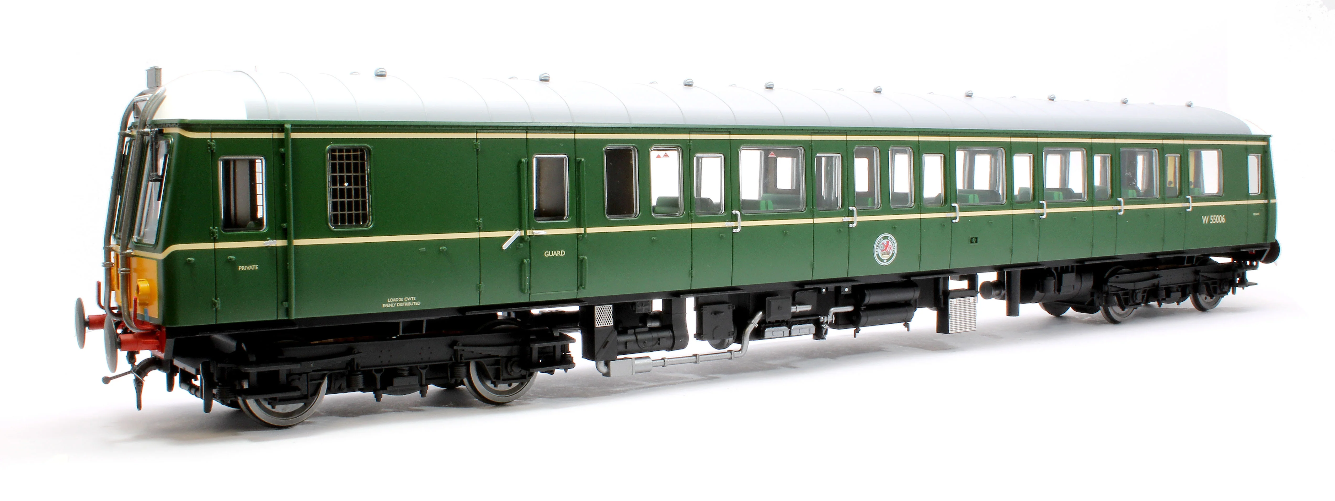 7D-015-007S Class 122 55006 BR Green SYP Single Car DMU - Sound Fitted - Image 3