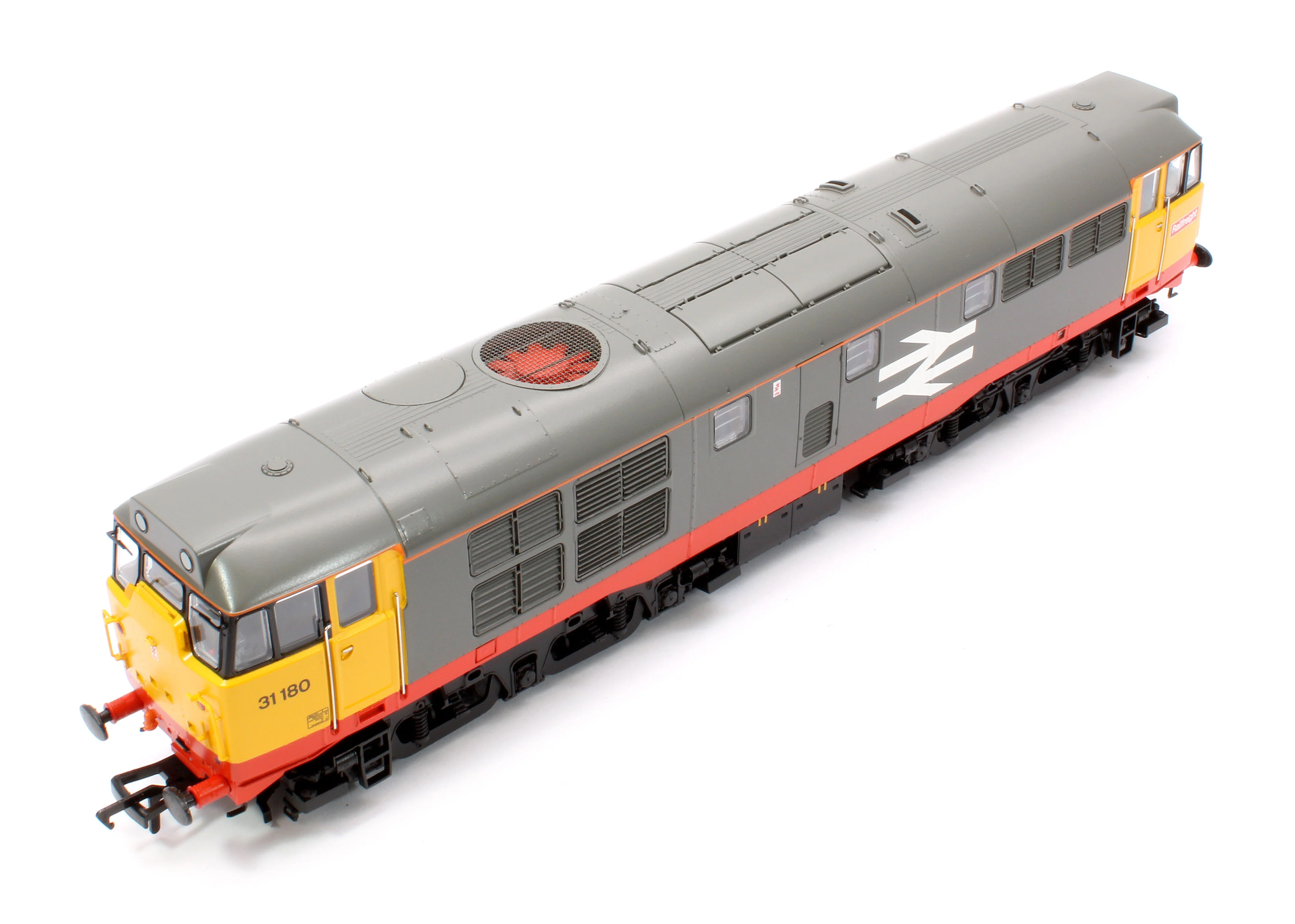 Class 31/1 Refurbished 31180 BR Railfreight (Red Stripe) Diesel Locomotive - DCC Sound Deluxe - Image 12