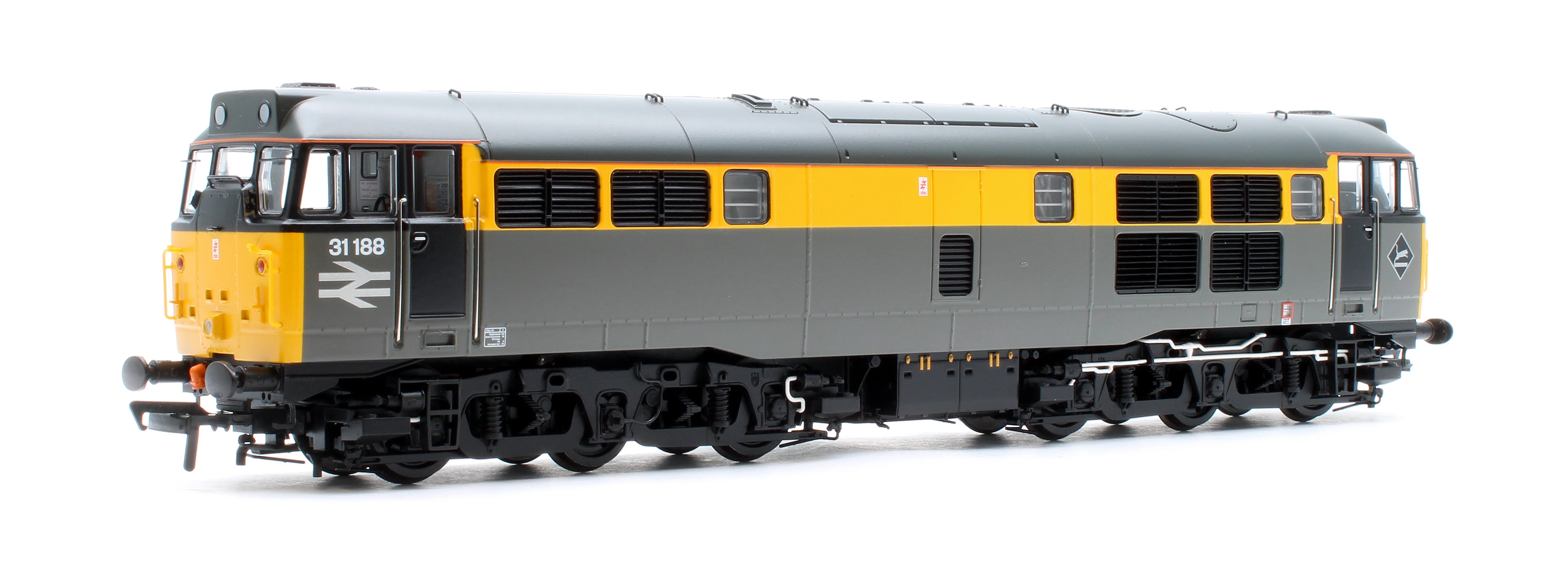 Class 31/1 Refurbished 31188 BR Engineers Grey & Yellow Diesel Locomotive - Image 3