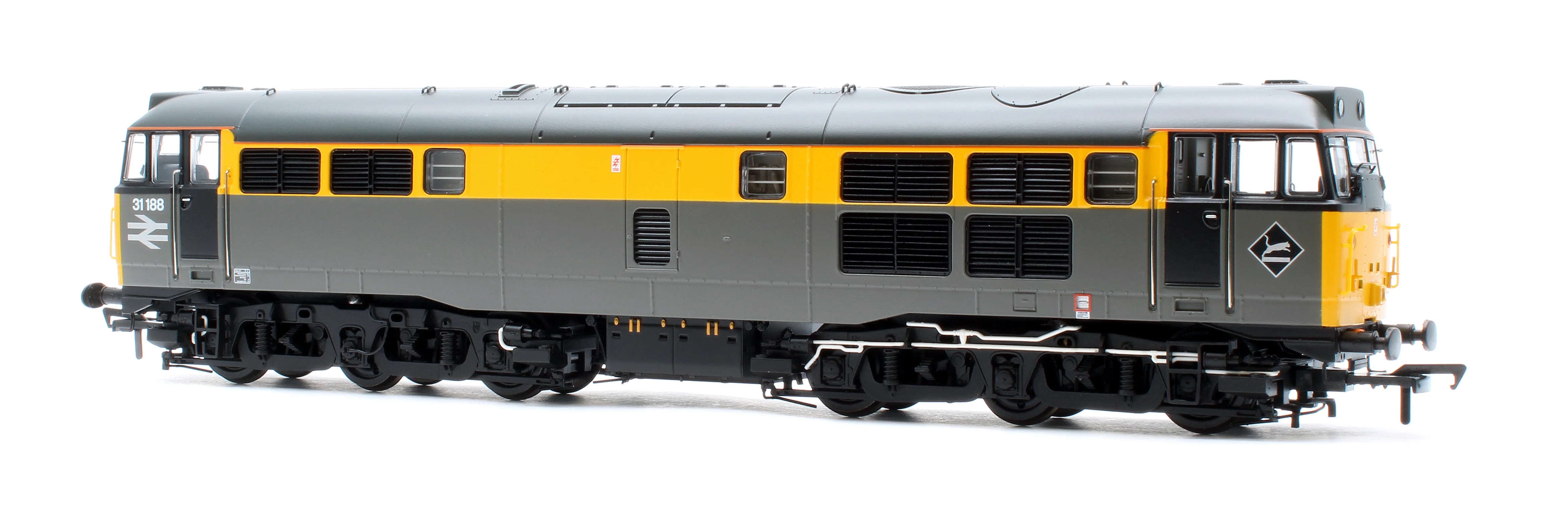 Class 31/1 Refurbished 31188 BR Engineers Grey & Yellow Diesel Locomotive - DCC Sound - Image 2