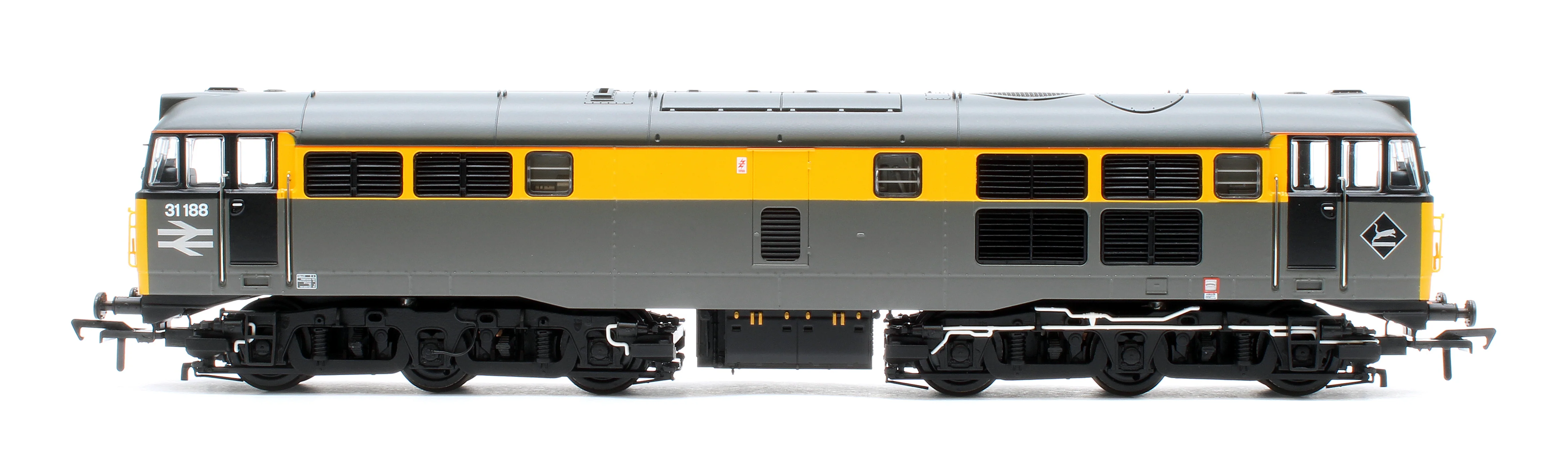 Class 31/1 Refurbished 31188 BR Engineers Grey & Yellow Diesel Locomotive - DCC Sound Deluxe - Image 6