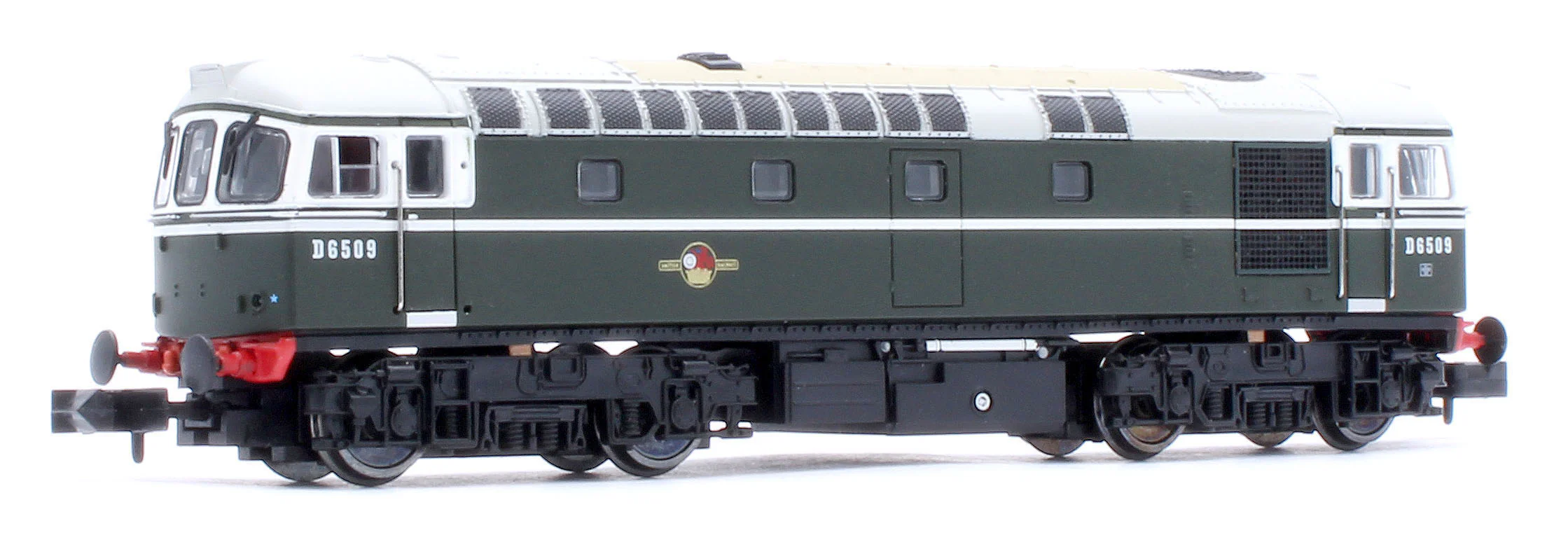 2D-001-009D Class 33/0 D6509 BR Green No Yellow Warning Panel Diesel Locomotive - DCC Fitted - Image 4