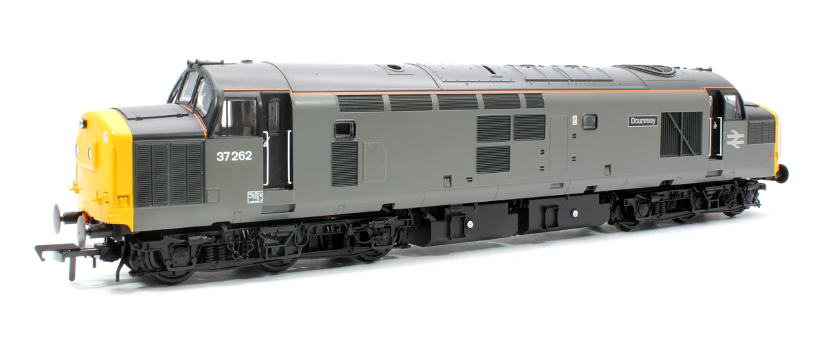 Class 37/0 Centre Headcode 37262 'Dounreay' BR Engineers Grey Diesel Locomotive - DCC Sound - Image 4