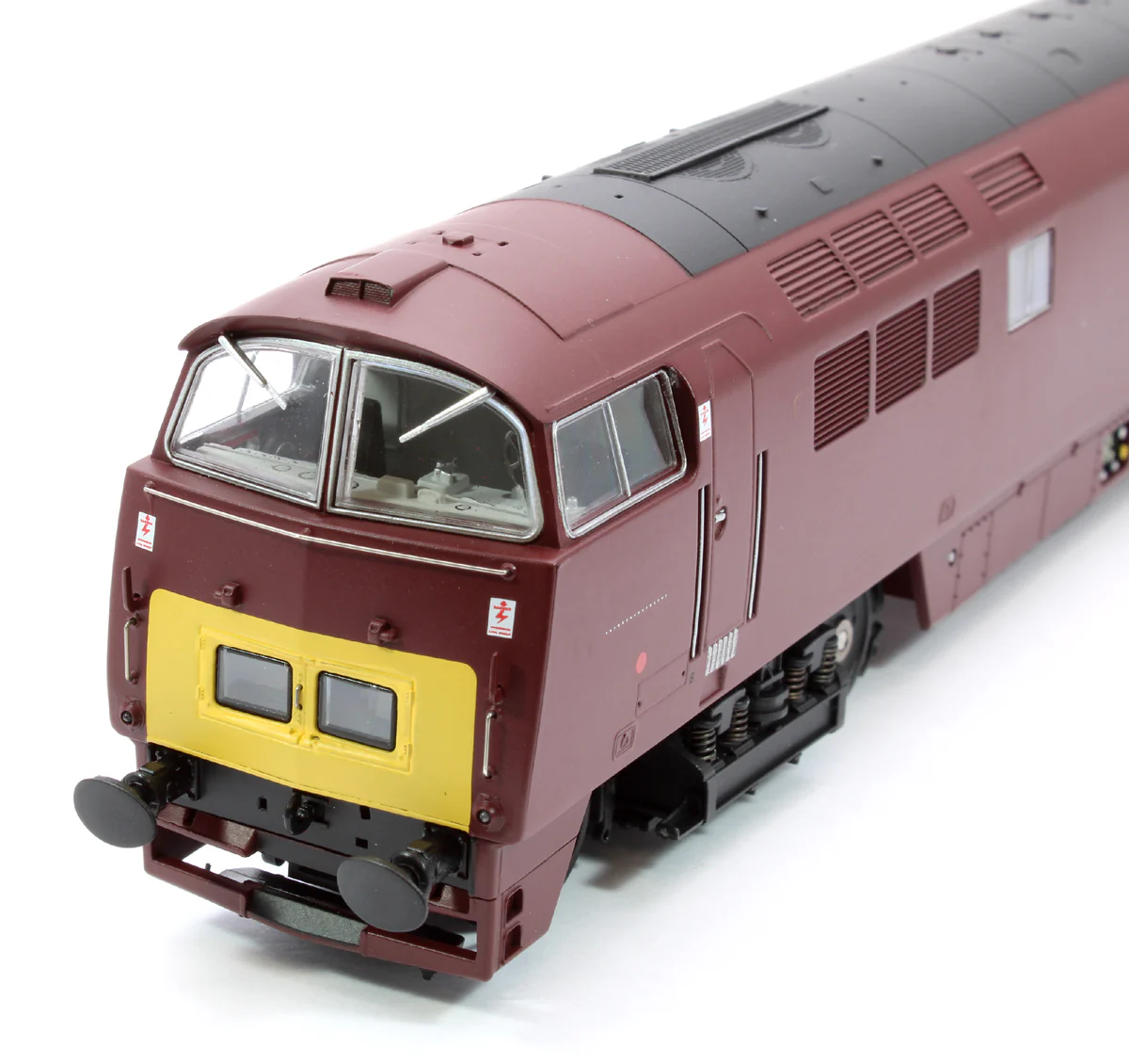 4D-003-021 Class 52 Western Invader BR Maroon Small Yellow Panels D1009 Diesel Locomotive - Image 8