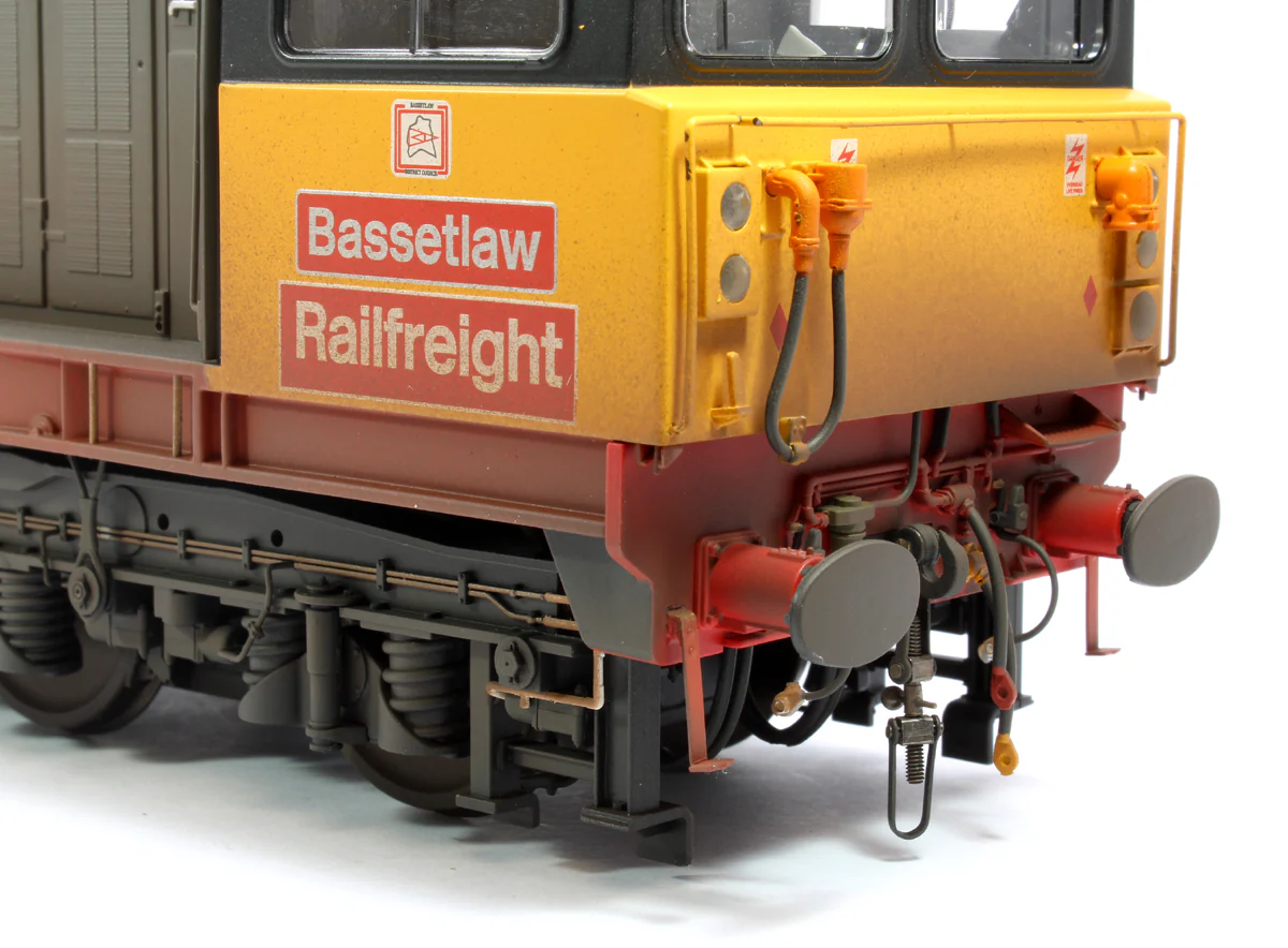 Class 58 Railfreight Red Stripe 58034 Bassetlaw Diesel Locomotive - Weathered - Image 10