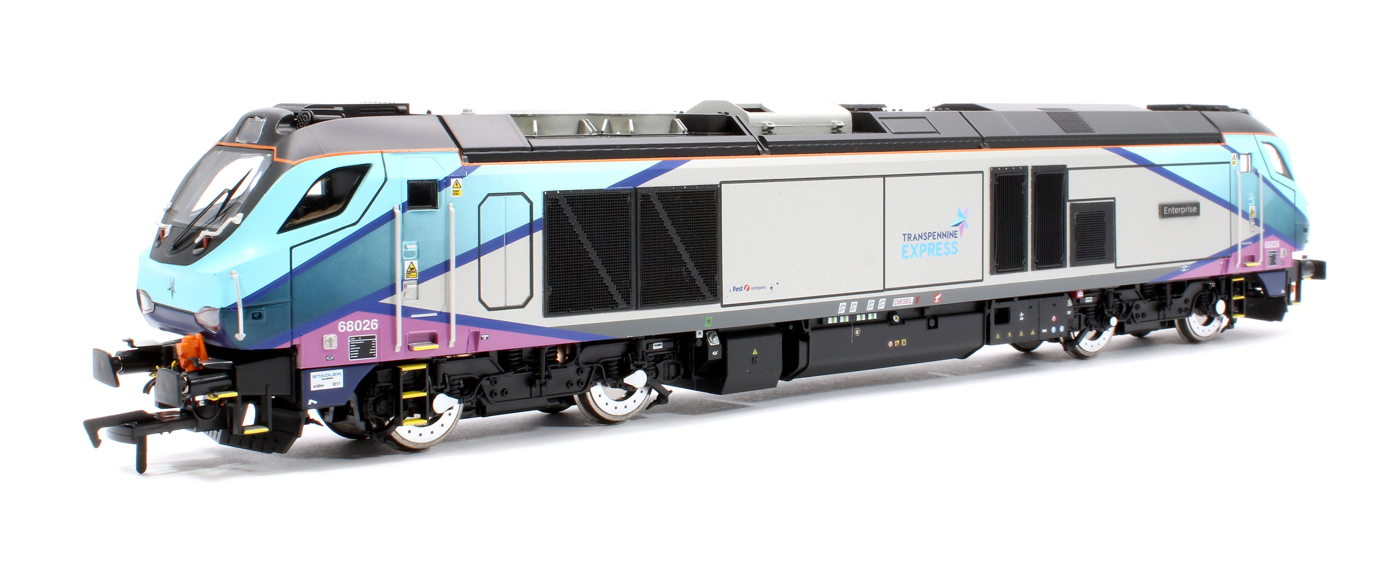 4D-022-024S Class 68 "Enterprise" 68026 Transpenine Express Diesel Locomotive - Sound Fitted - Image 3