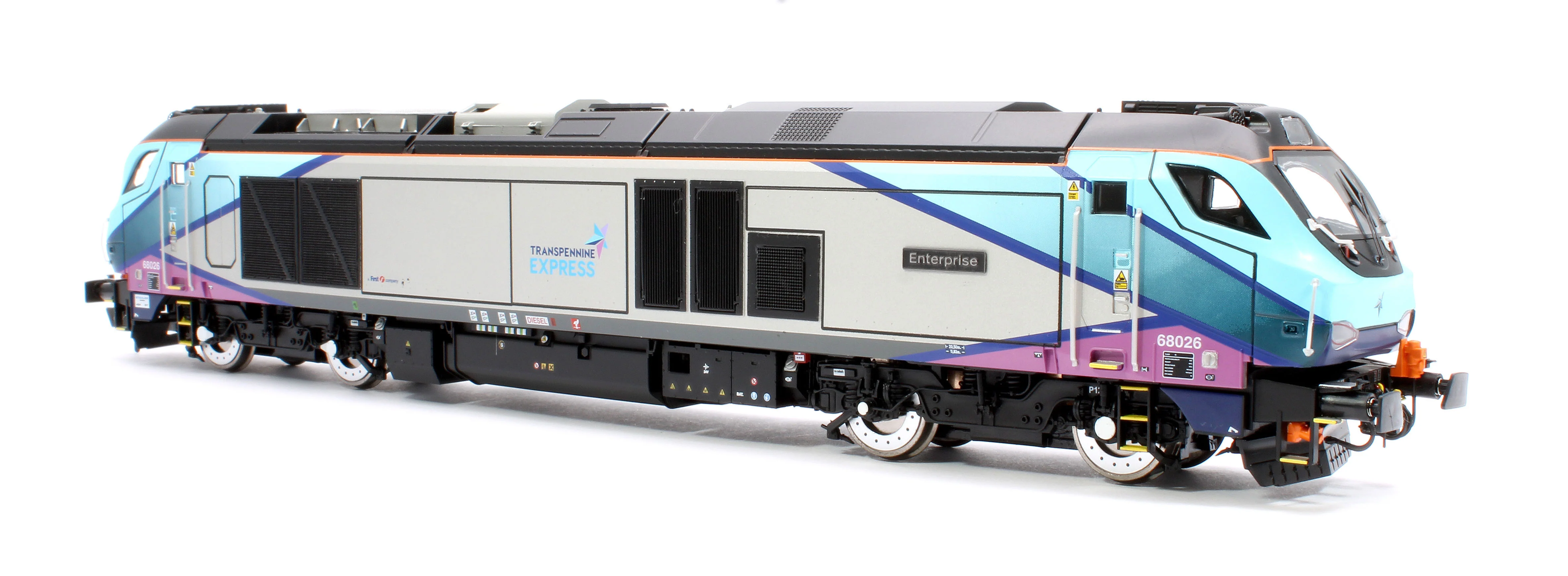 4D-022-024S Class 68 "Enterprise" 68026 Transpenine Express Diesel Locomotive - Sound Fitted - Image 4