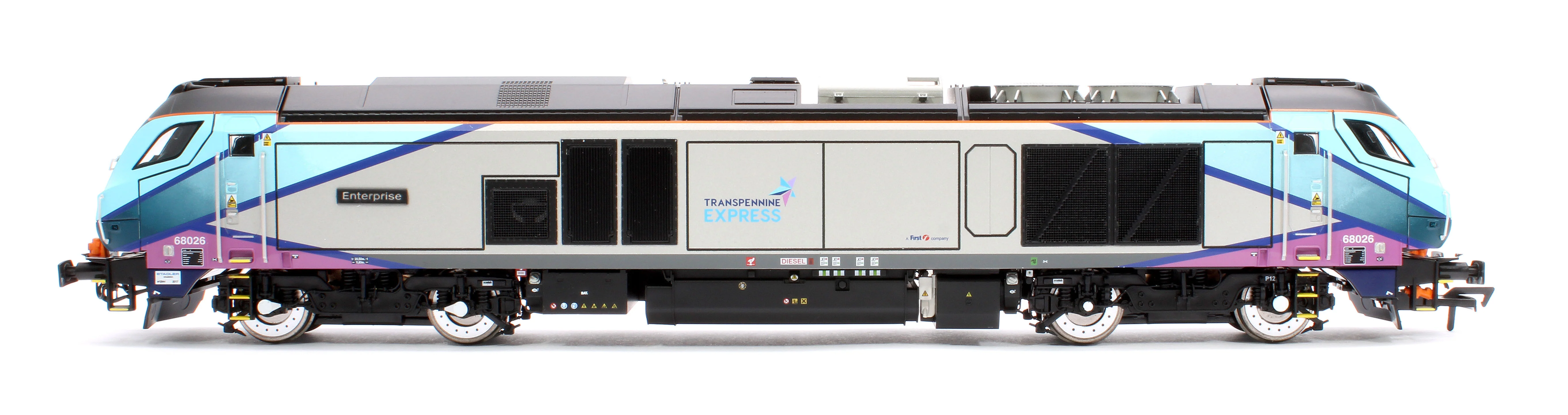 4D-022-024S Class 68 "Enterprise" 68026 Transpenine Express Diesel Locomotive - Sound Fitted - Image 6