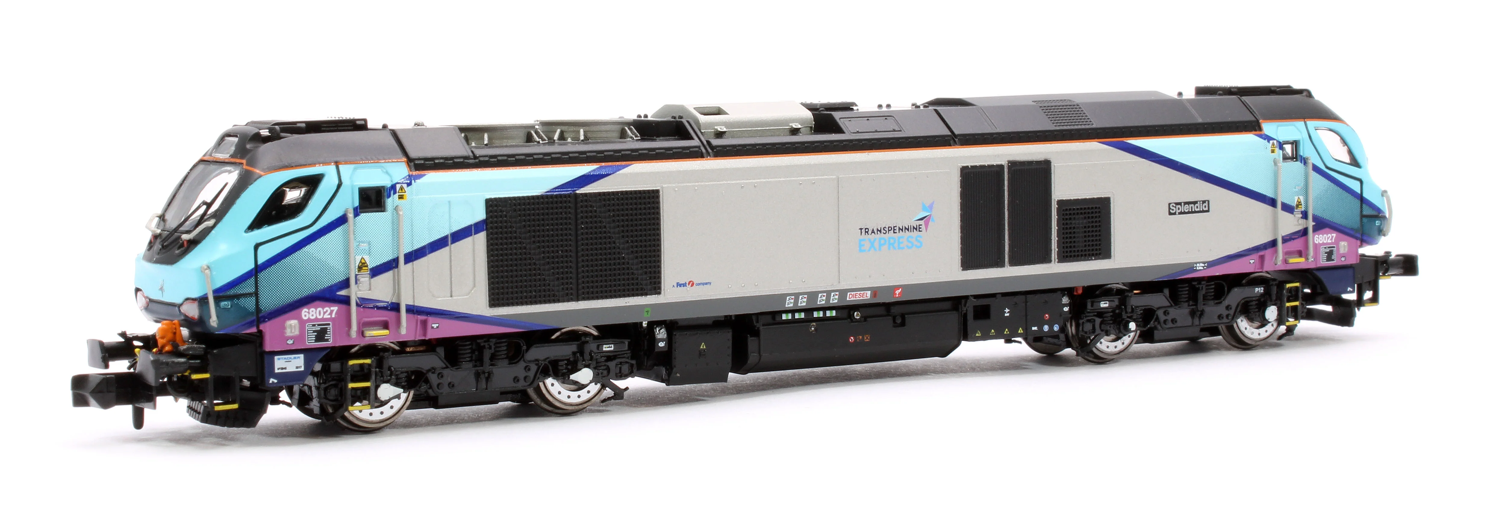 2D-022-014D Class 68 Splendid 68027 Transpennine Express Diesel Locomotive - DCC Fitted - Image 3