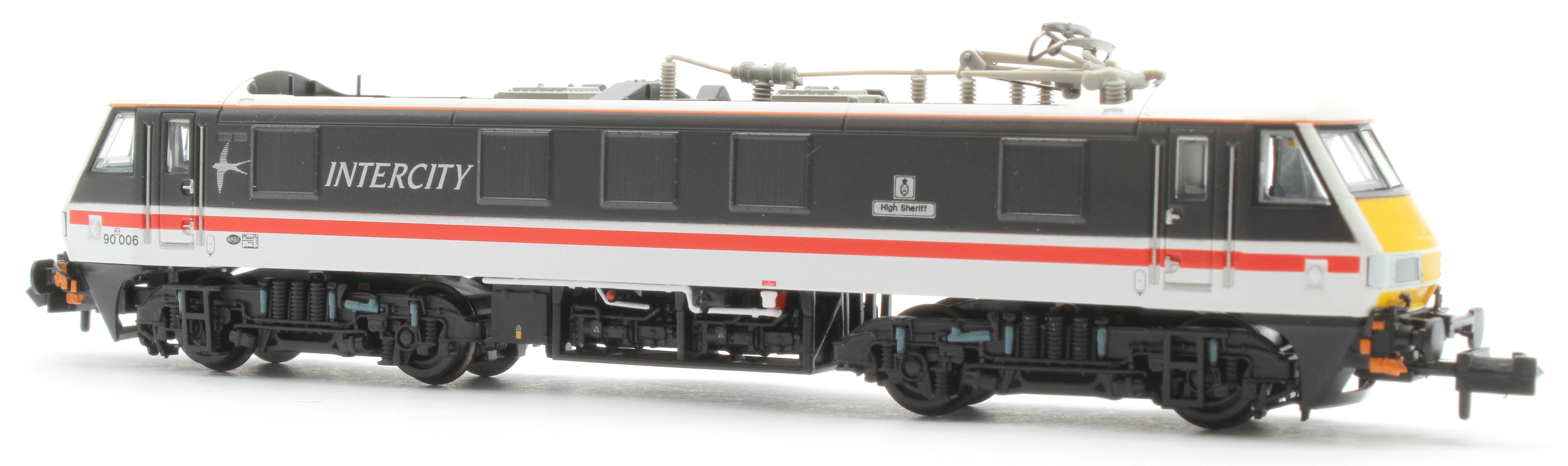 371-780ASF Class 90/0 90006 'High Sheriff' BR InterCity (Swallow) Electric Locomotive - DCC Sound - Image 2