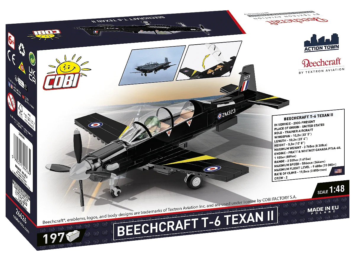 Beechcraft T-6 Texan II Royal Air (192 pcs) Model Kit - Image 9