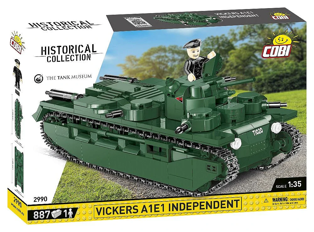 Vickers A1E1 Independent Great War (886 pcs) Model Kit - Image 11