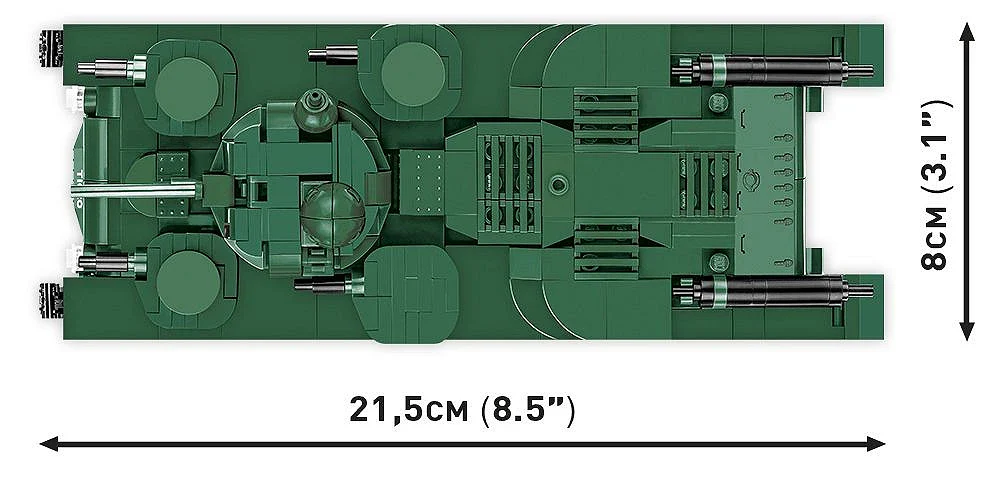 Vickers A1E1 Independent Great War (886 pcs) Model Kit - Image 9