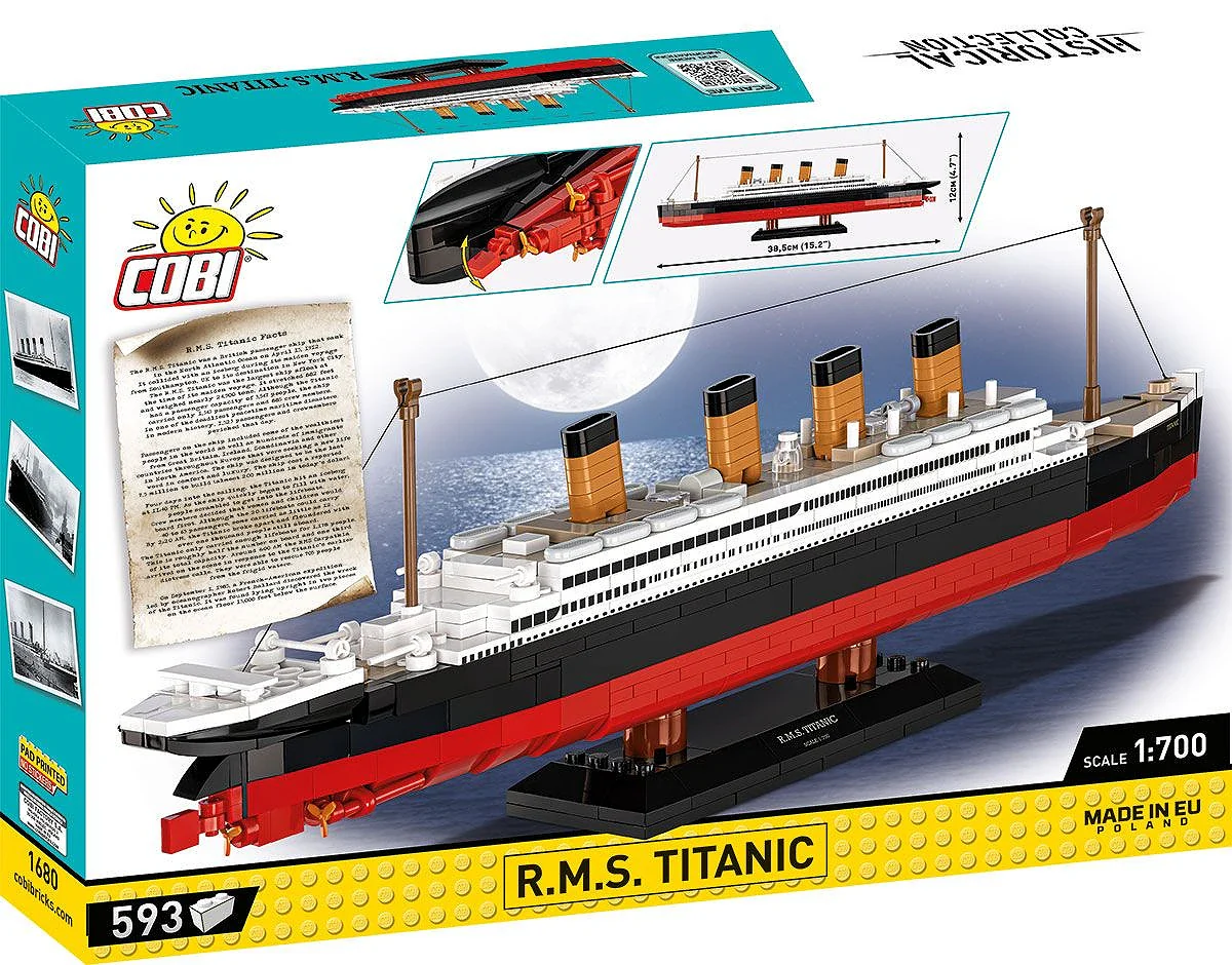 R.M.S Titanic (600 pcs) Model Kit - Image 9