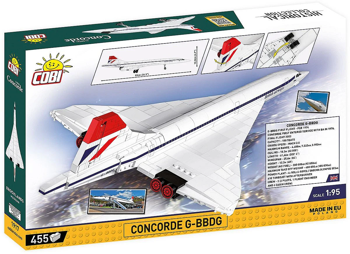 Concorde G-BBDG (455 pcs) Model Kit - Image 10