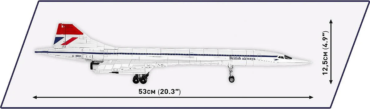 Concorde G-BBDG (455 pcs) Model Kit - Image 8