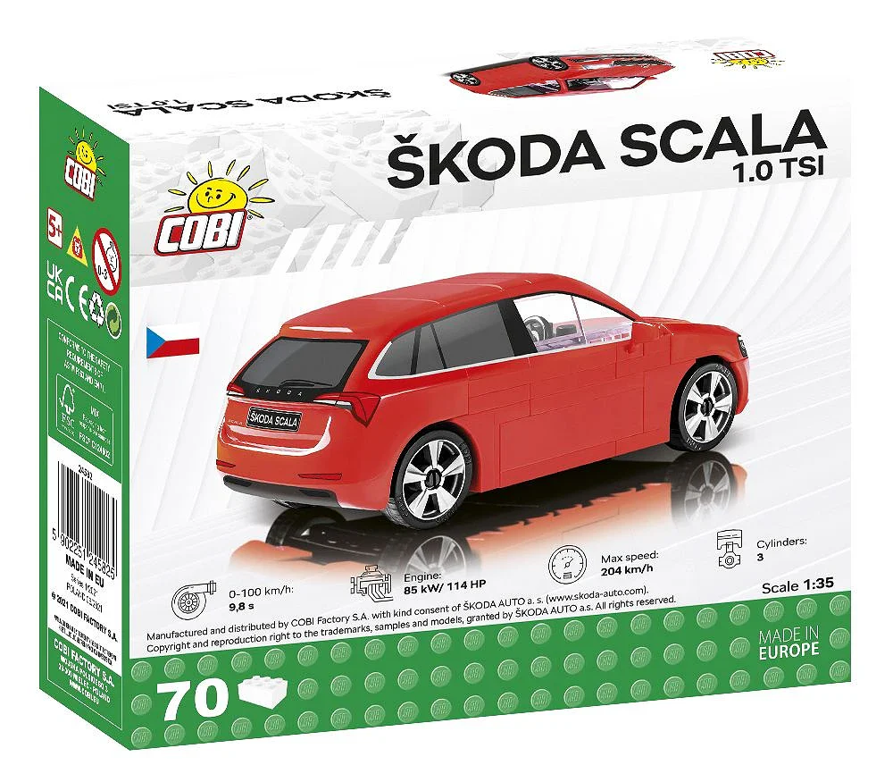 Skoda Scala 1.0 TSI (70 pcs) Model Kit - Image 6