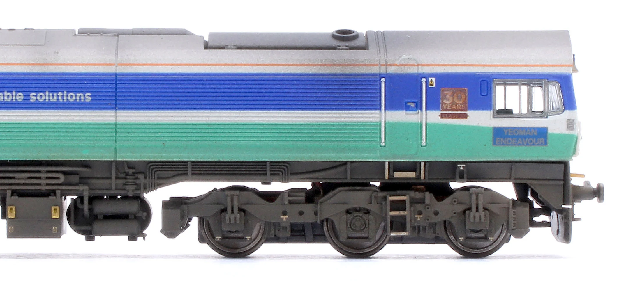 Custom Weathered Class 59 59001 Aggregate Industries Yeoman Endeavour Diesel Locomotive - Image 7