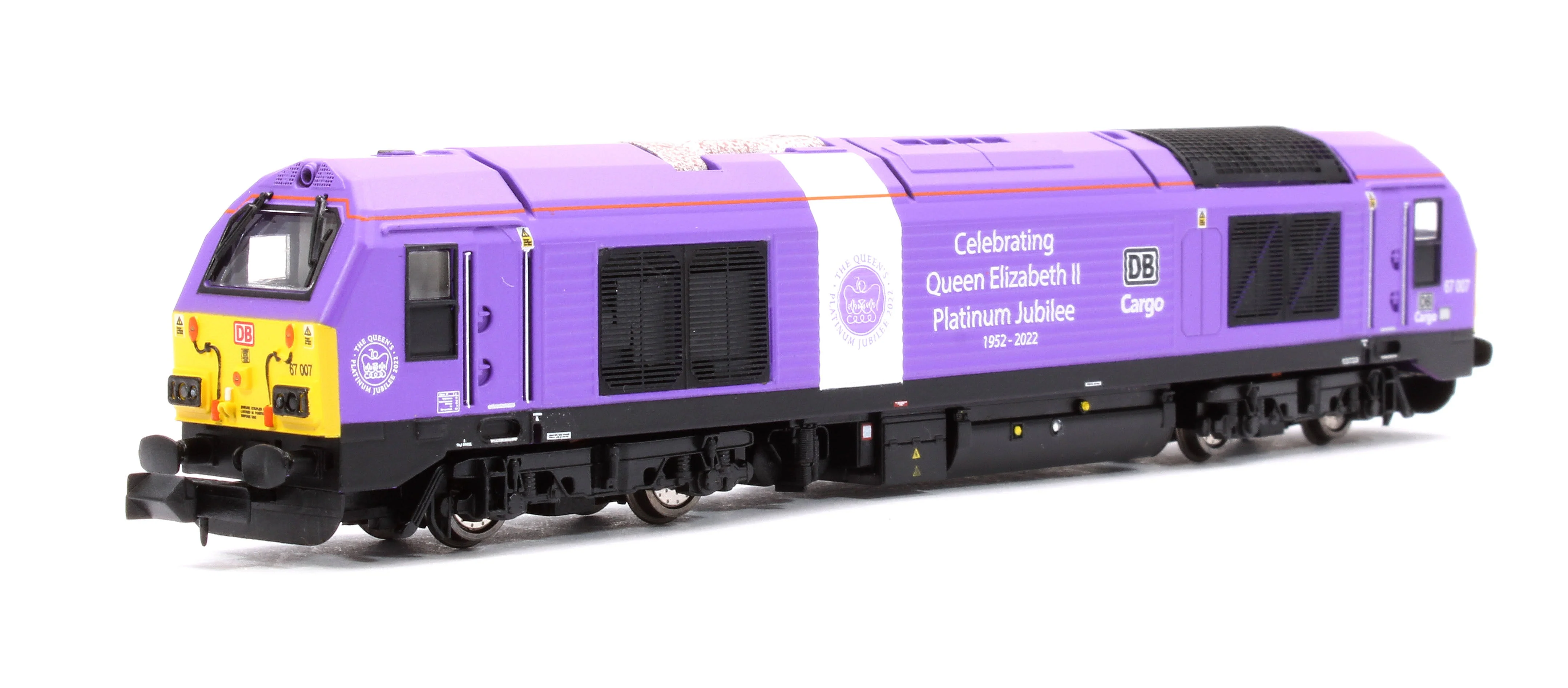 Pre-Owned 2D-010-016 Class 67 DB Cargo 'Celebrating Queen Elizabeth II Platinum Jubilee' 67007 Diesel Locomotive - Image 3