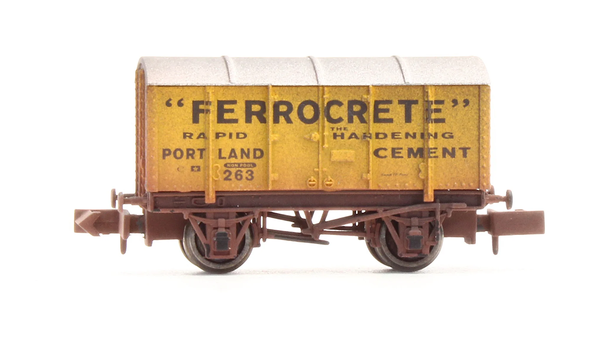 Pre-Owned ''Ferrocrete' Gunpowder Van No.263 - Weathered - Image 4