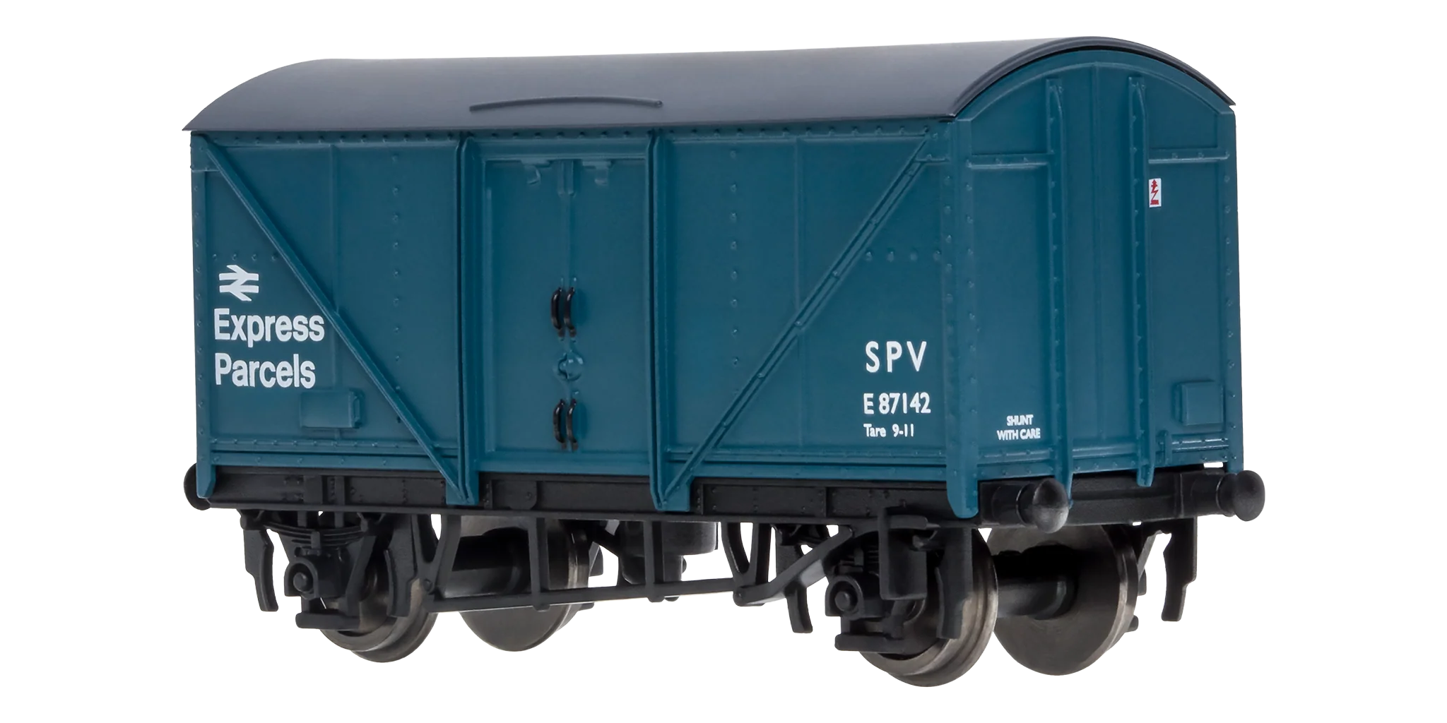 2F-019-013 Ex Blue Spot Fish Van Express Parcels BR Rail Blue E87142 - Image 2