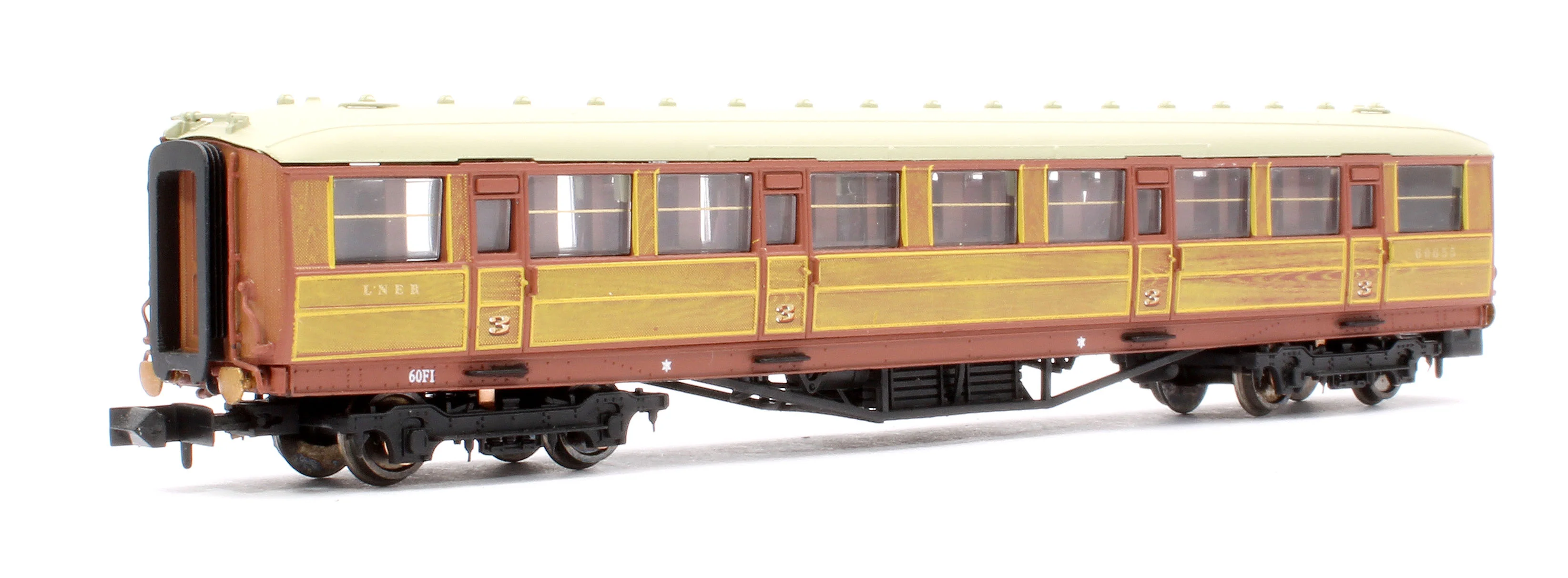Pre-Owned LNER Teak Gresley 3rd Class Coach No.60655 - Image 3
