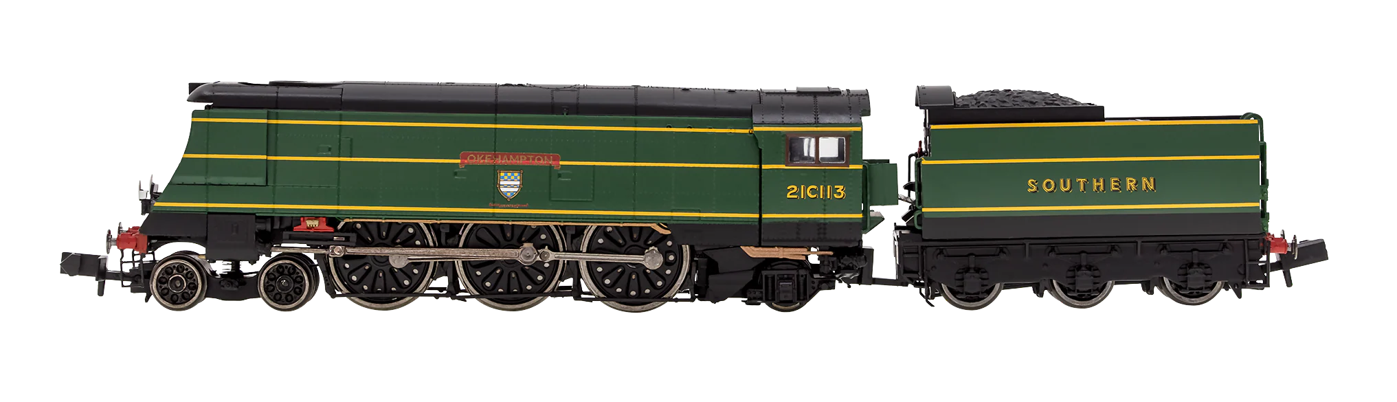 2S-034-004D West Country ‘Okehampton’ 21C113 SR Malachite Green Crest - DCC Fitted - Image 4