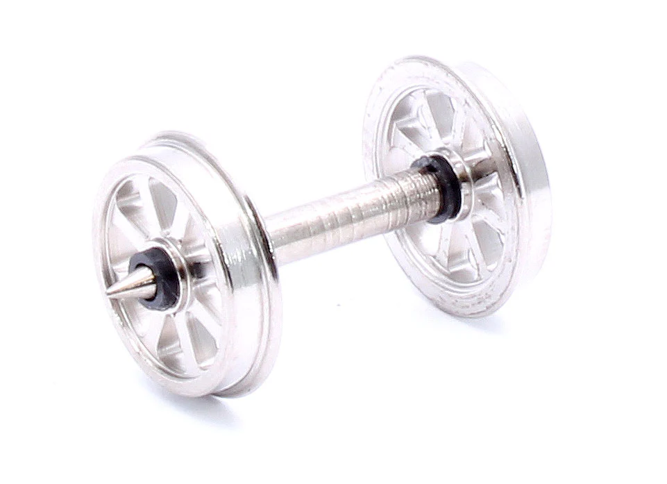 Wagon 8 Spoke (12.5mm) Wheels Pack 20 wheels on 10 axles - Image 3