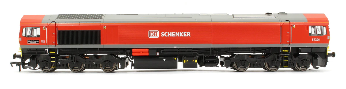Class 59 206 'John F Yeoman' DB Schenker Diesel Locomotive DCC Fitted with Smoke! - Image 5
