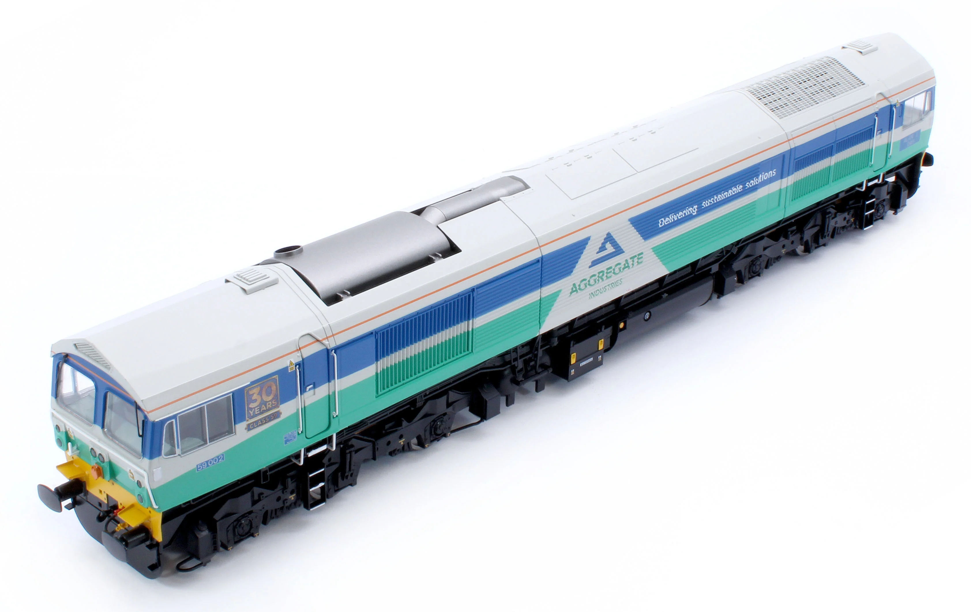 Class 59 Aggregate Industries 59002 Alan J Day Diesel Locomotive - Image 11