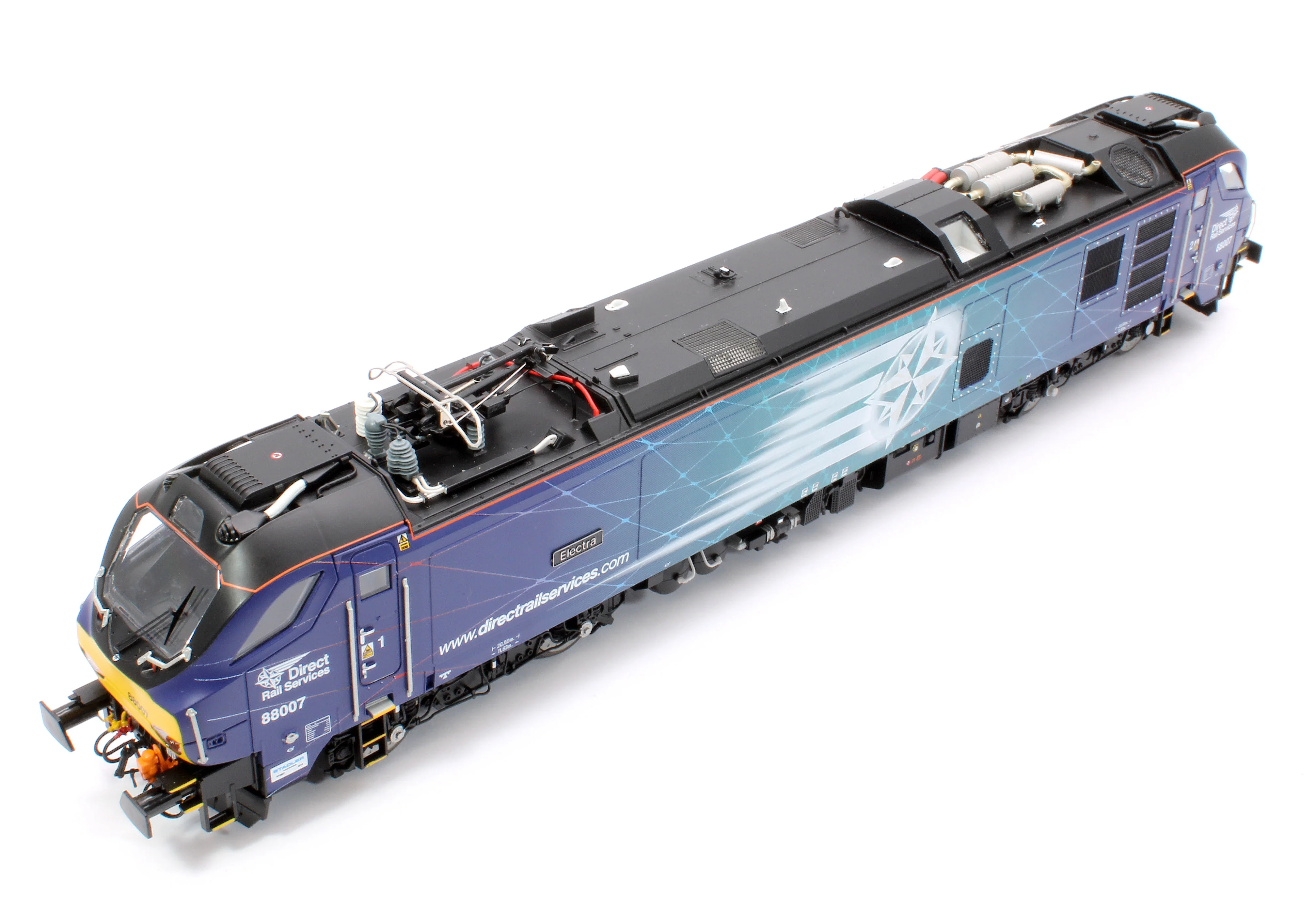 Class 88 'Electra' 88007 DRS Electro-Diesel Locomotive (DCC Fitted & Working Pantograph) - Image 12